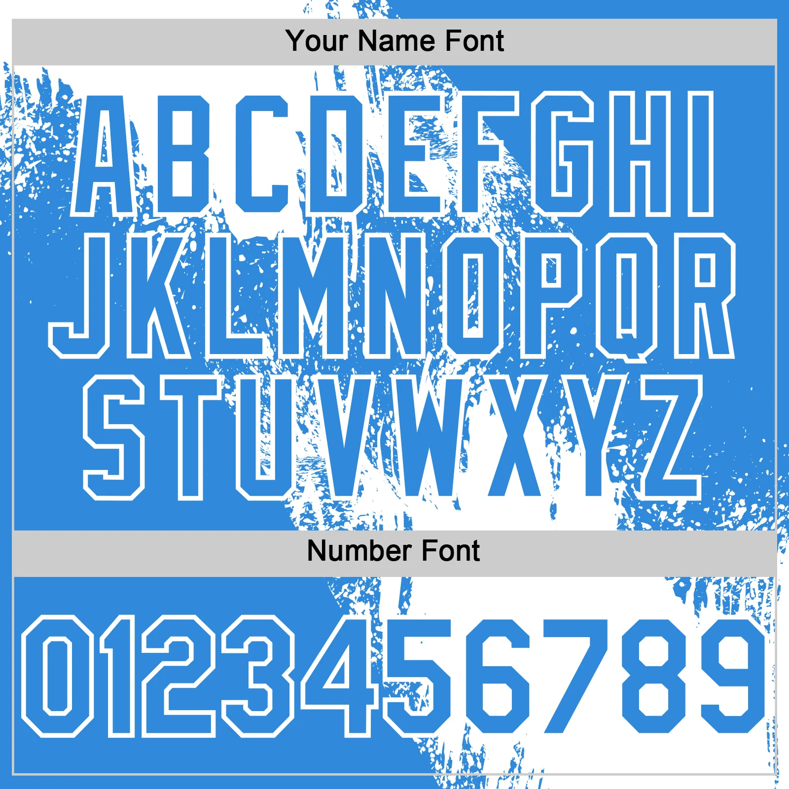 Custom White Electric Blue 3D Pattern Design Abstract Brush Stroke Authentic Baseball Jersey - Image 5