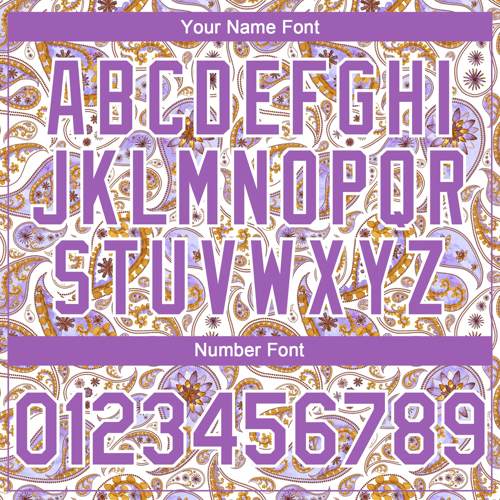 Custom White Medium Purple Rave Party Ethnic Paisley Bandana Authentic Baseball Jersey - Image 5