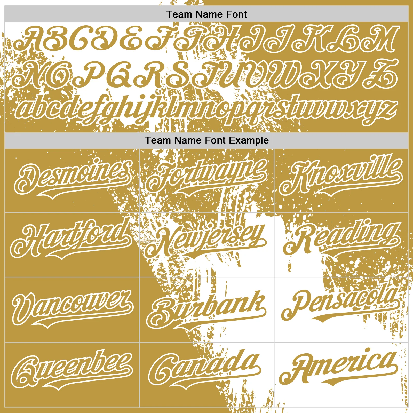 Custom White Old Gold 3D Pattern Design Abstract Brush Stroke Authentic Baseball Jersey - Image 4