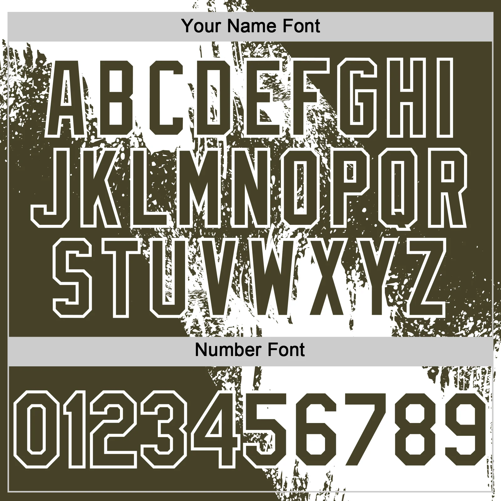 Custom White Olive 3D Pattern Design Abstract Brush Stroke Authentic Baseball Jersey - Image 5