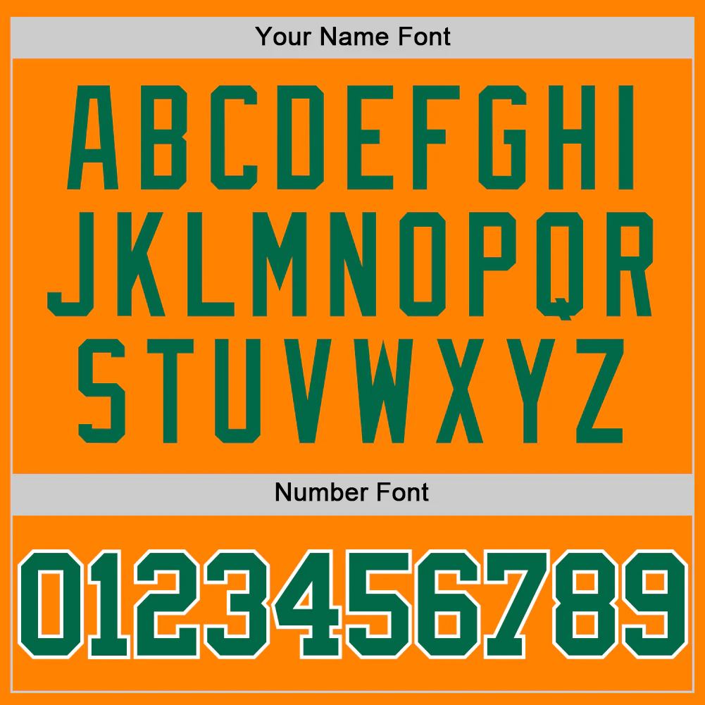 Custom Bay Orange Kelly Green-White Authentic Basketball Jersey - Image 4