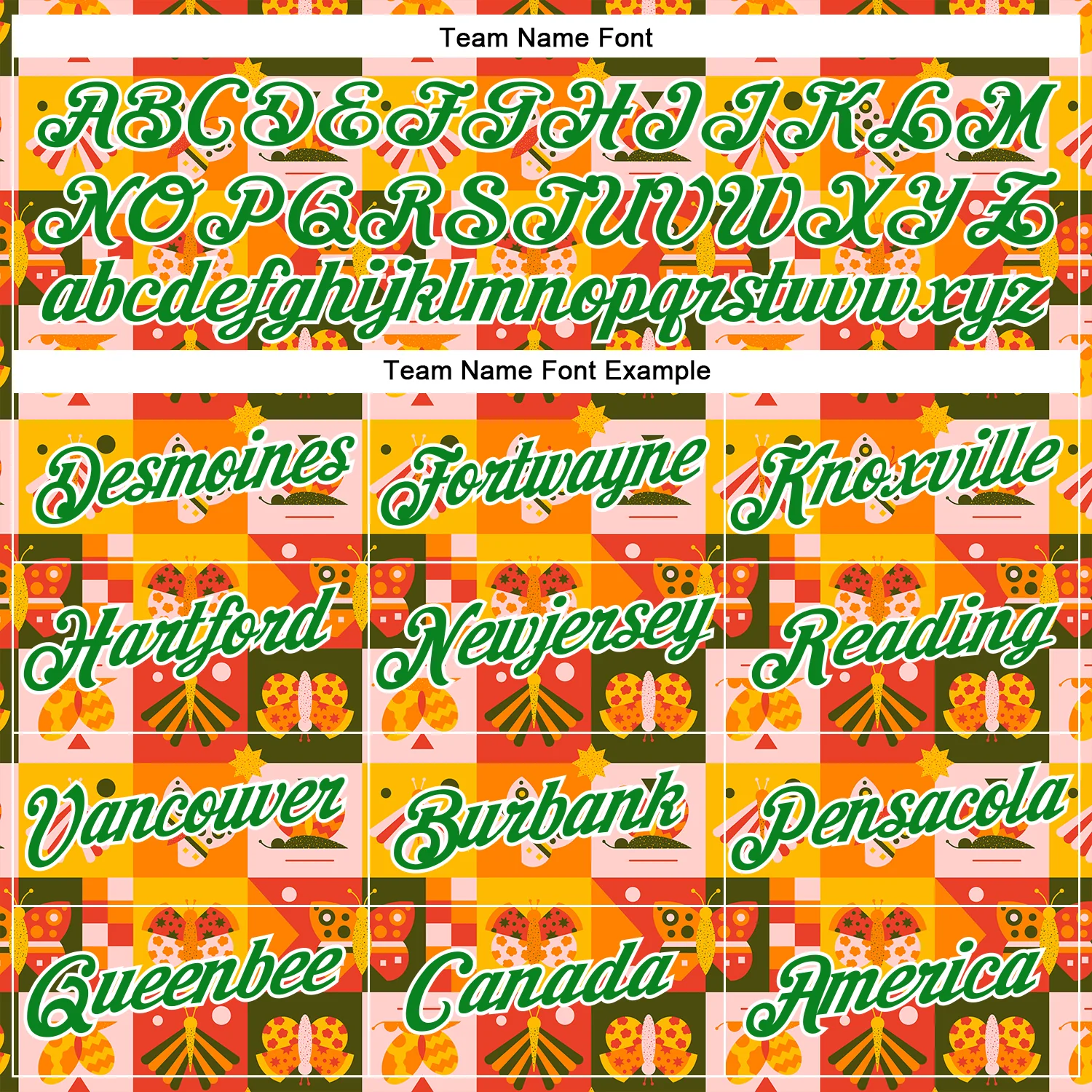 Custom Stitched Bay Orange Grass Green-White 3D Ambartive Abstract Geometric Pattern Sports Pullover Sweatshirt Hoodie - Image 3
