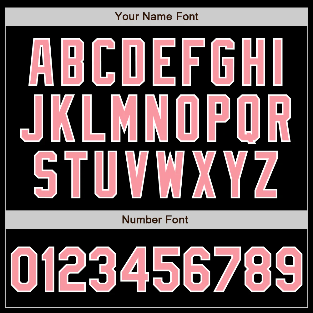 Custom Black Medium Pink-White Authentic Baseball Jersey - Image 8
