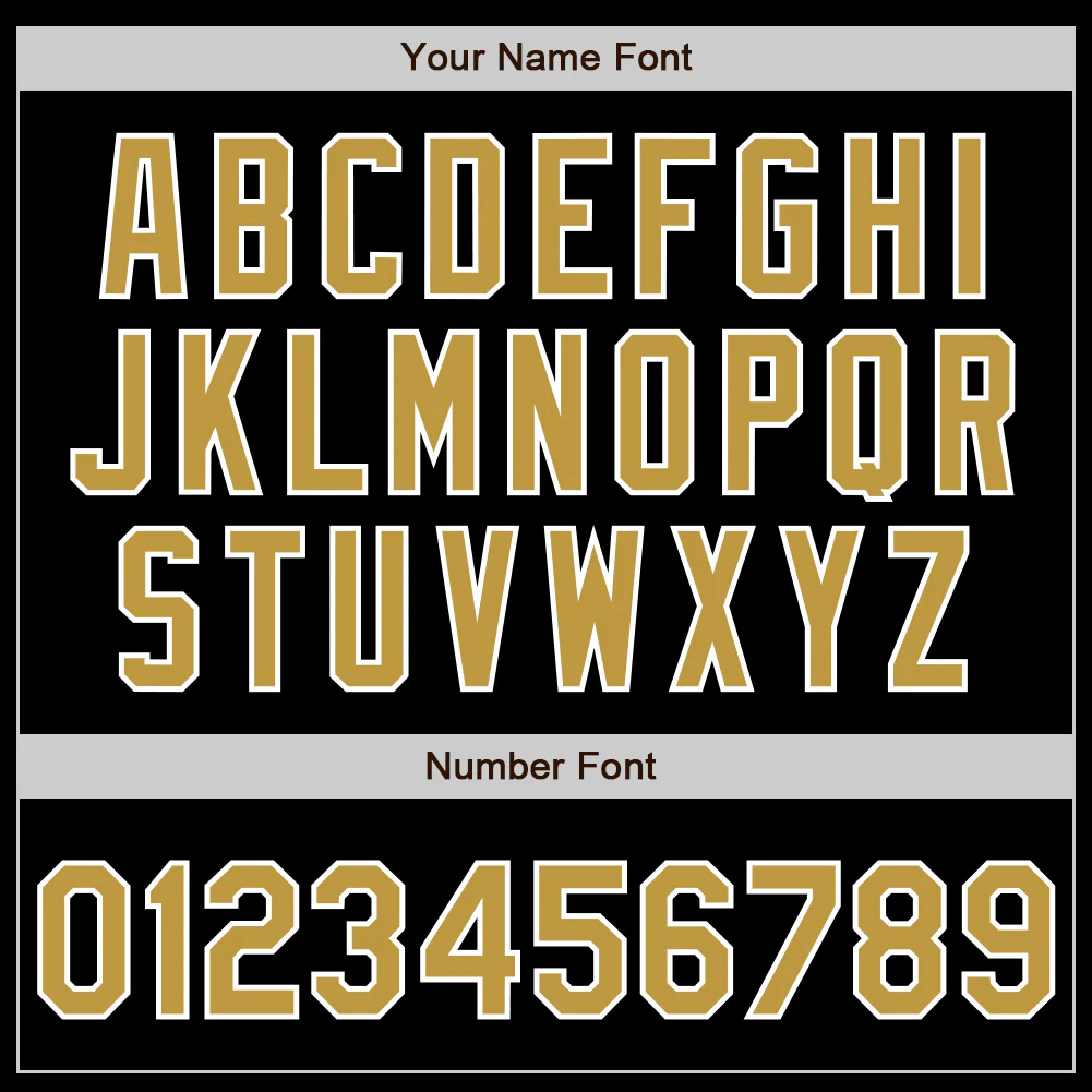 Custom Black Old Gold-White Authentic Baseball Jersey - Image 4