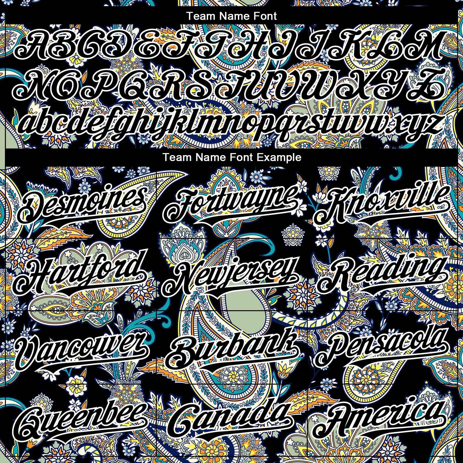 Custom Black White Rave Party Ethnic Paisley Bandana Authentic Baseball Jersey - Image 4