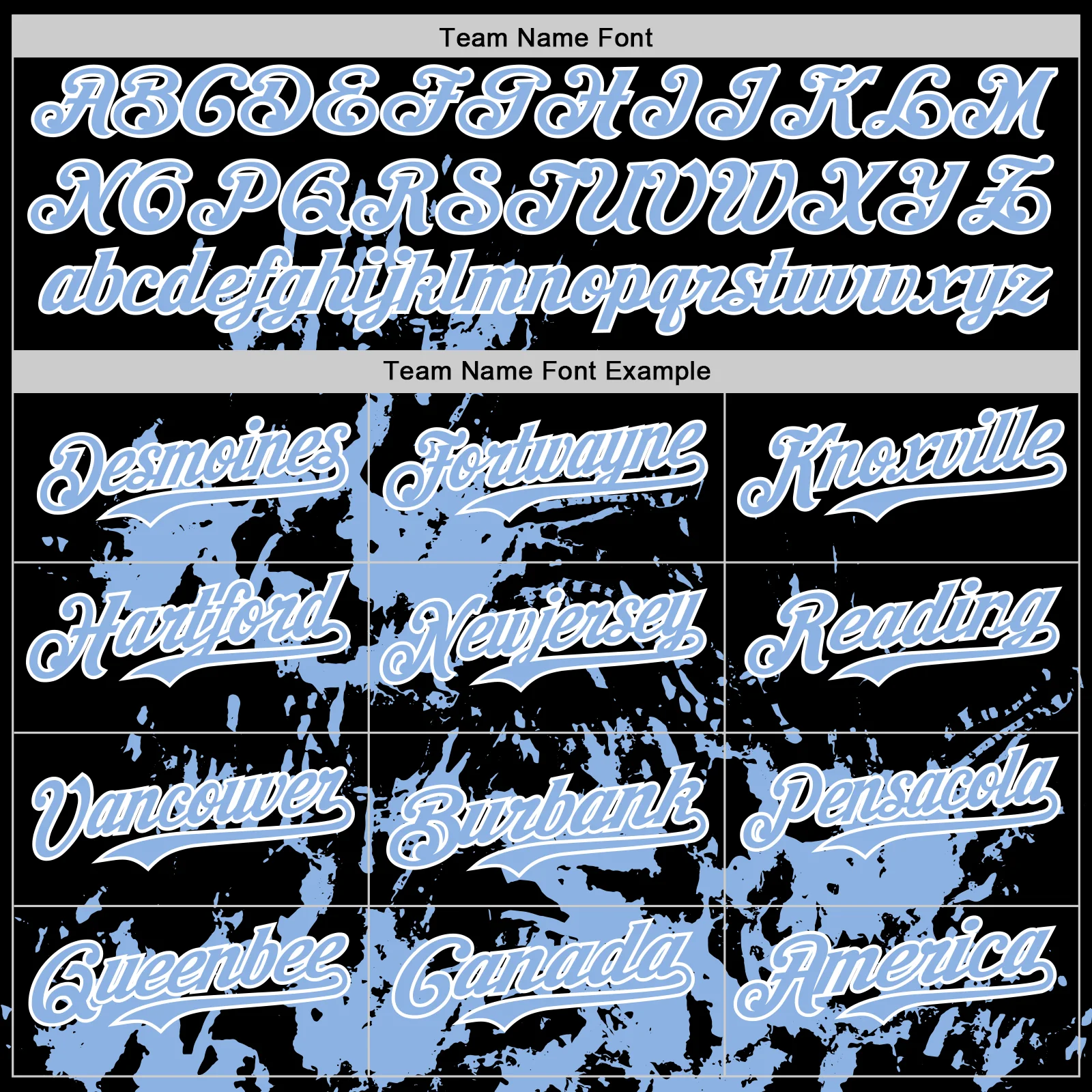 Custom Black Light Blue-White Splatter Authentic Baseball Jersey - Image 4