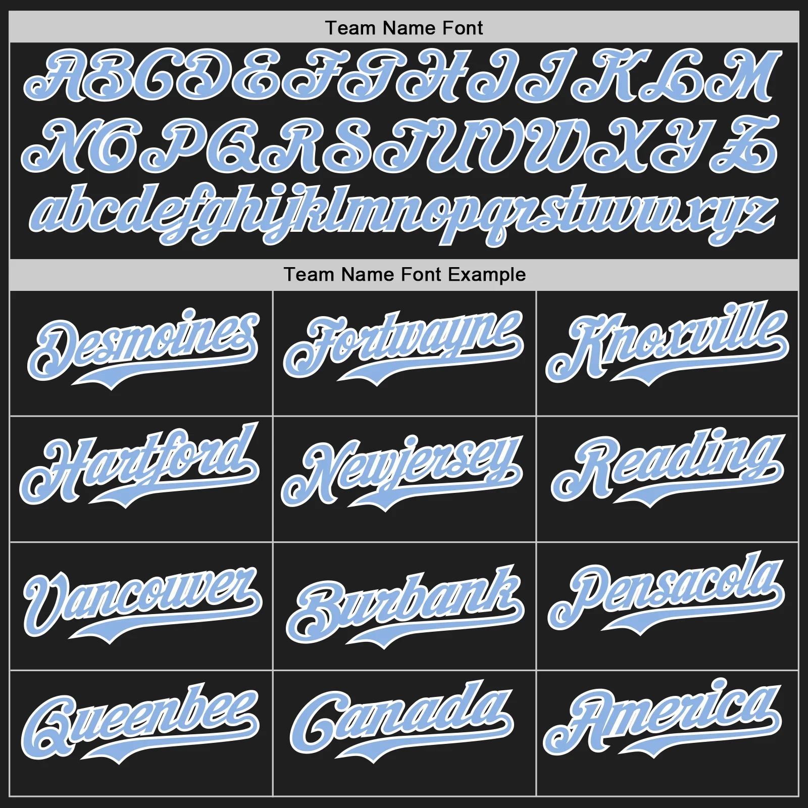 Custom Black Light Blue-White Authentic Baseball Jersey - Image 4