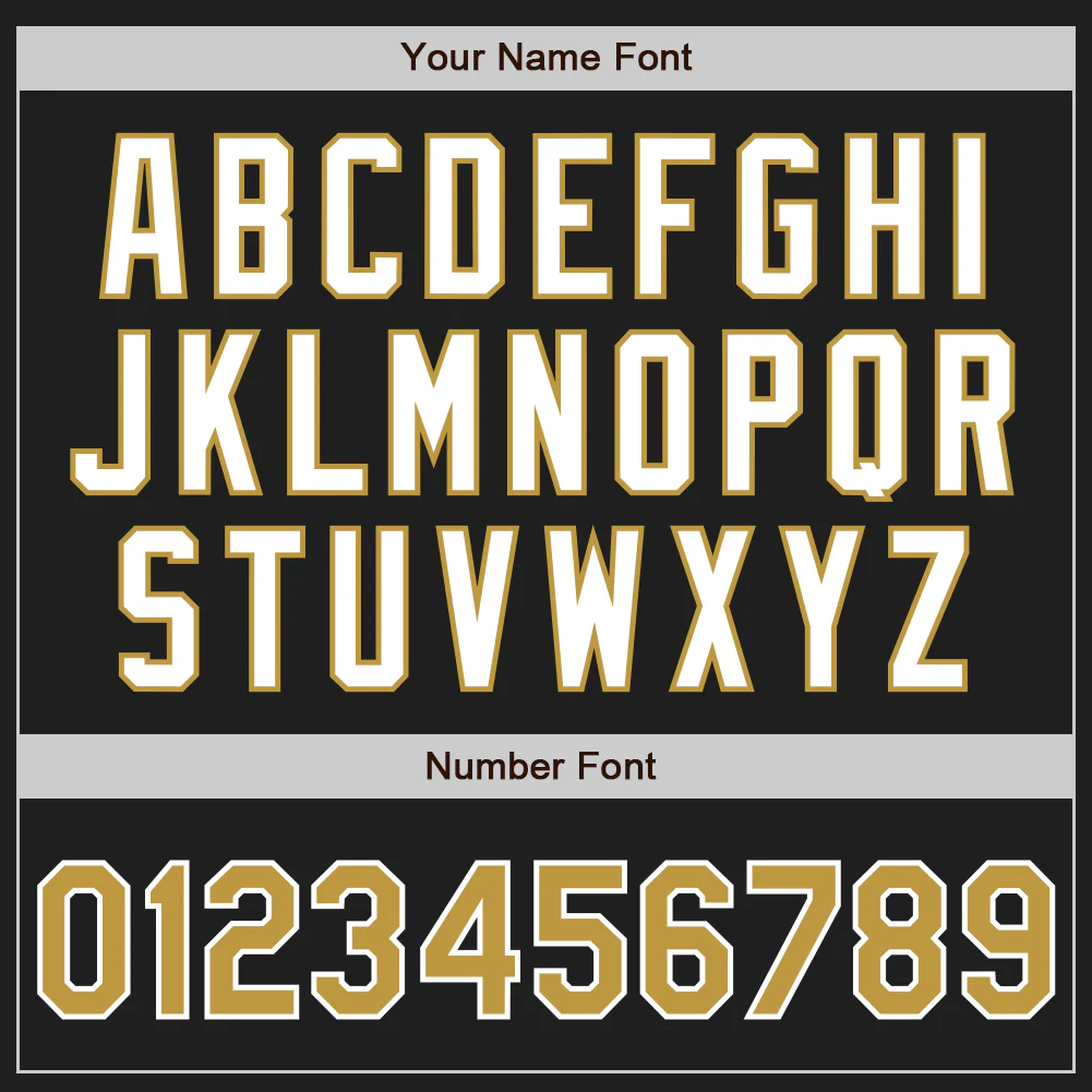 Custom Black Old Gold-White Authentic Two Tone Baseball Jersey - Image 5