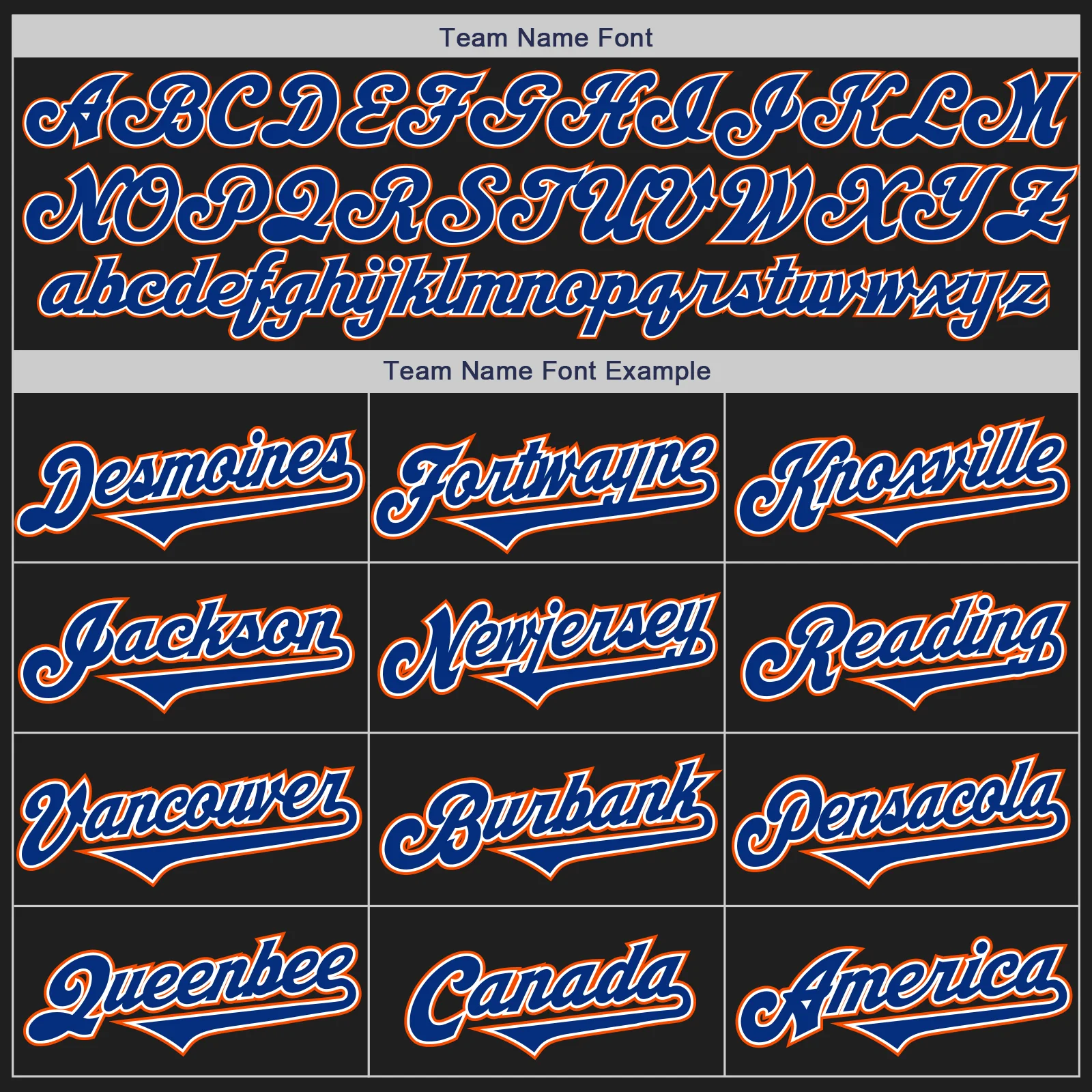 Custom Black Royal-Orange Authentic Two Tone Baseball Jersey - Image 4