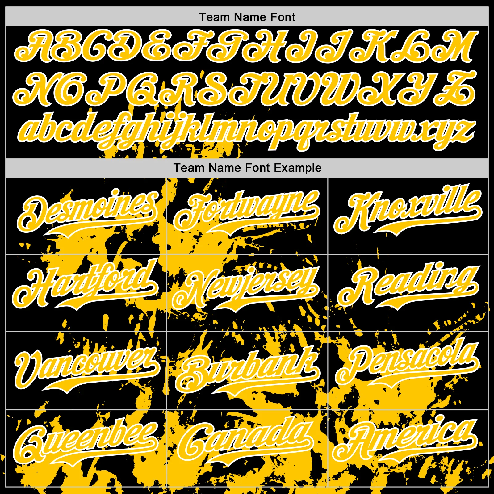 Custom Black Yellow-White Splatter Authentic Baseball Jersey - Image 4