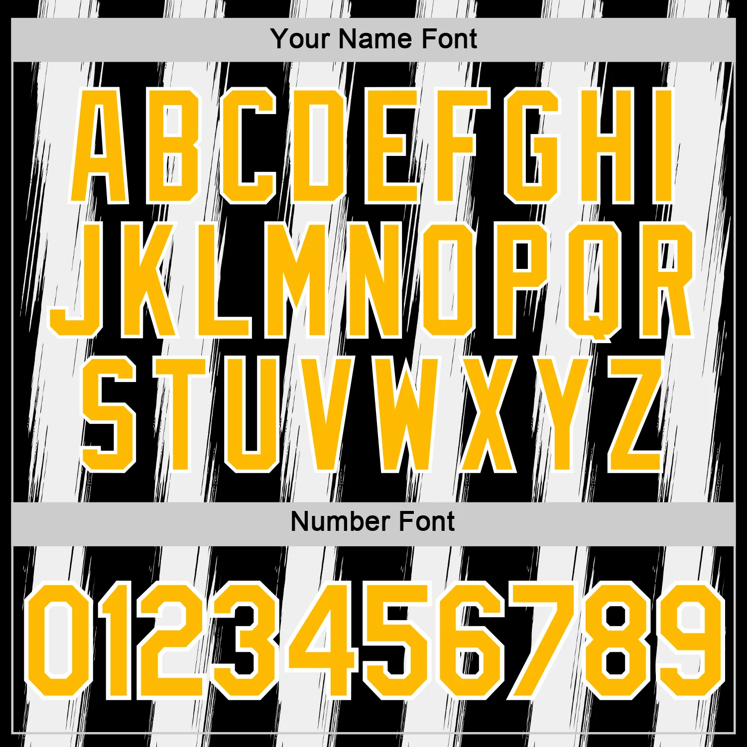 Custom Black Gold-White 3D Esports Performance T-Shirt - Image 4
