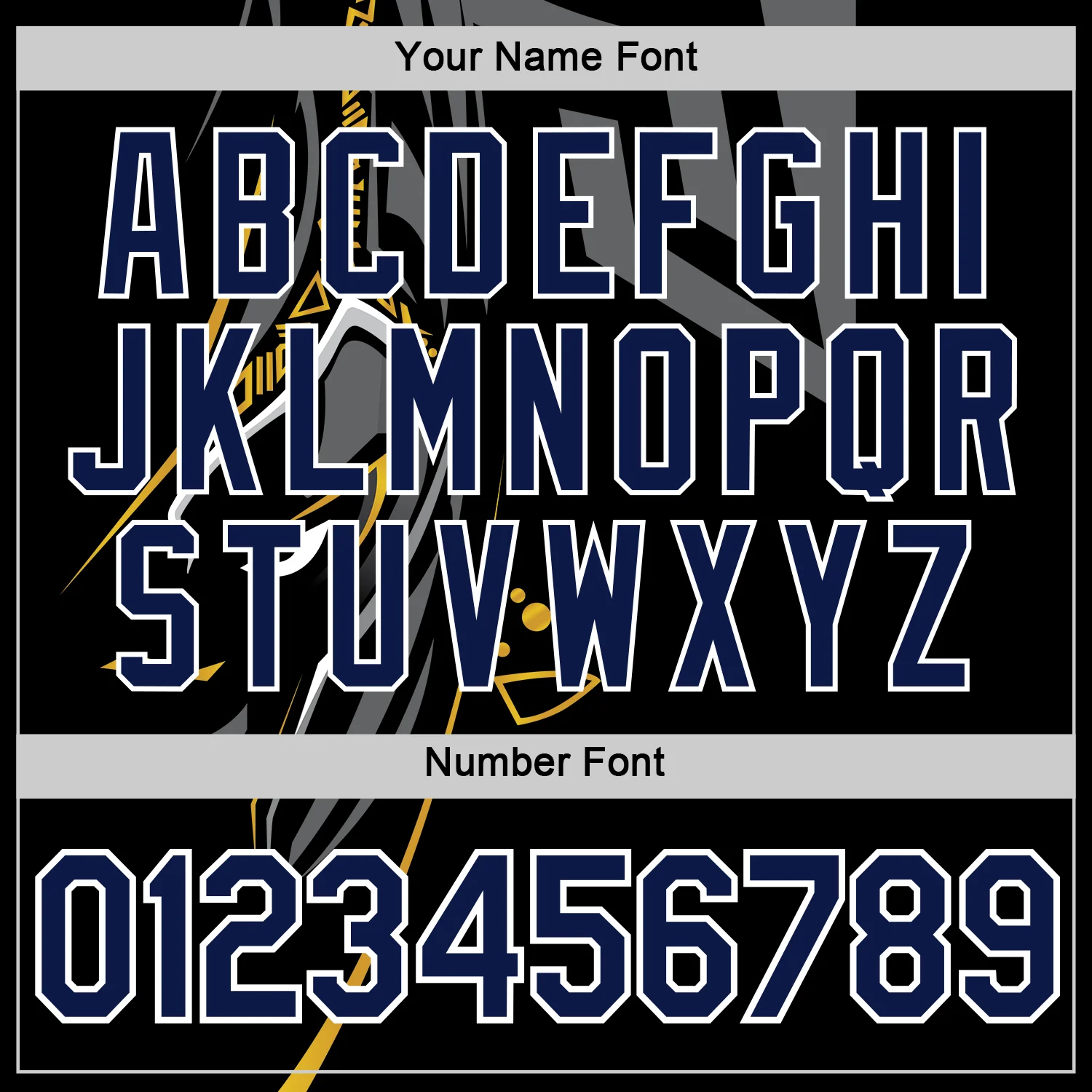 Custom Black Navy-White 3D Esports Performance T-Shirt - Image 4