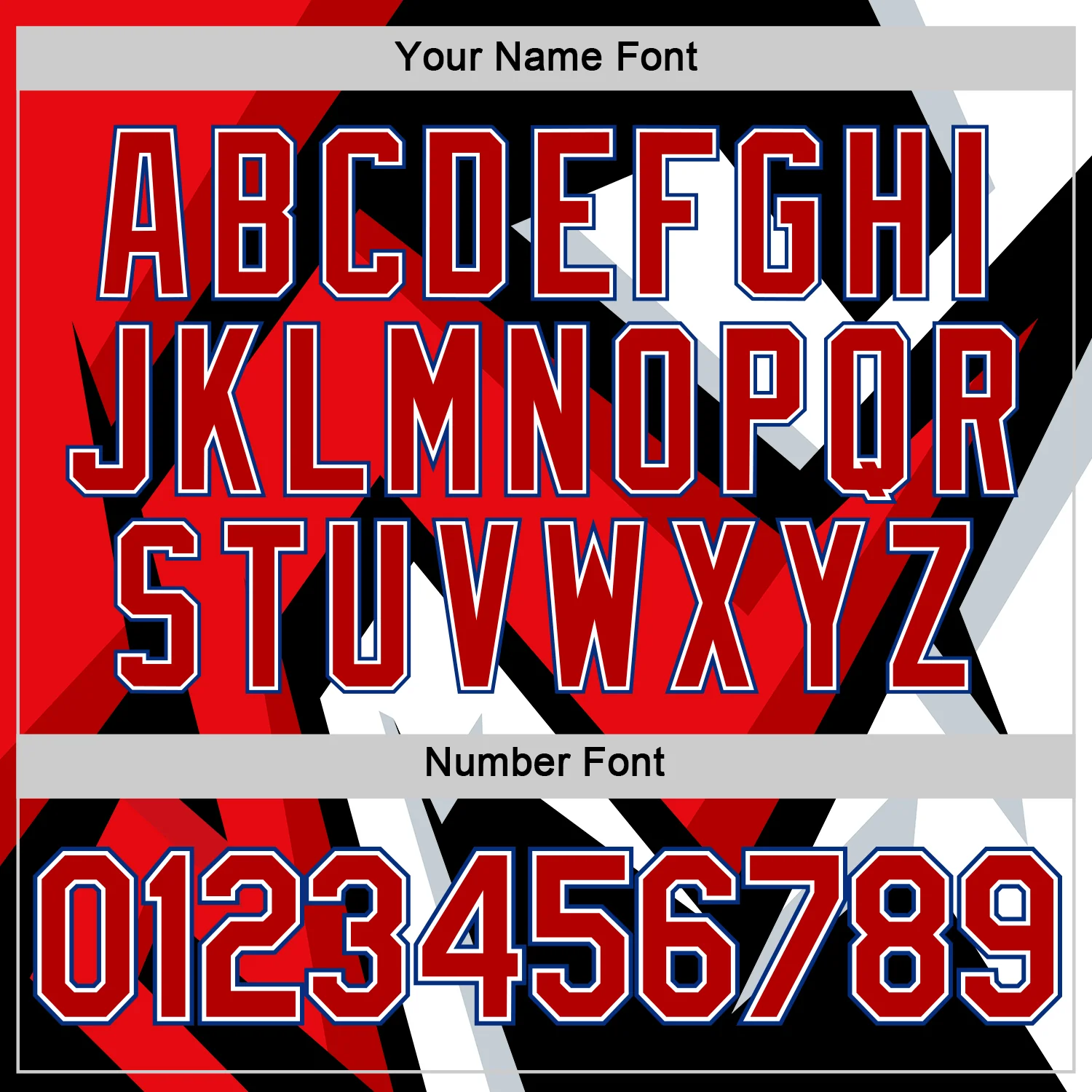 Custom Black Red-Royal 3D Esports Performance T-Shirt - Image 4