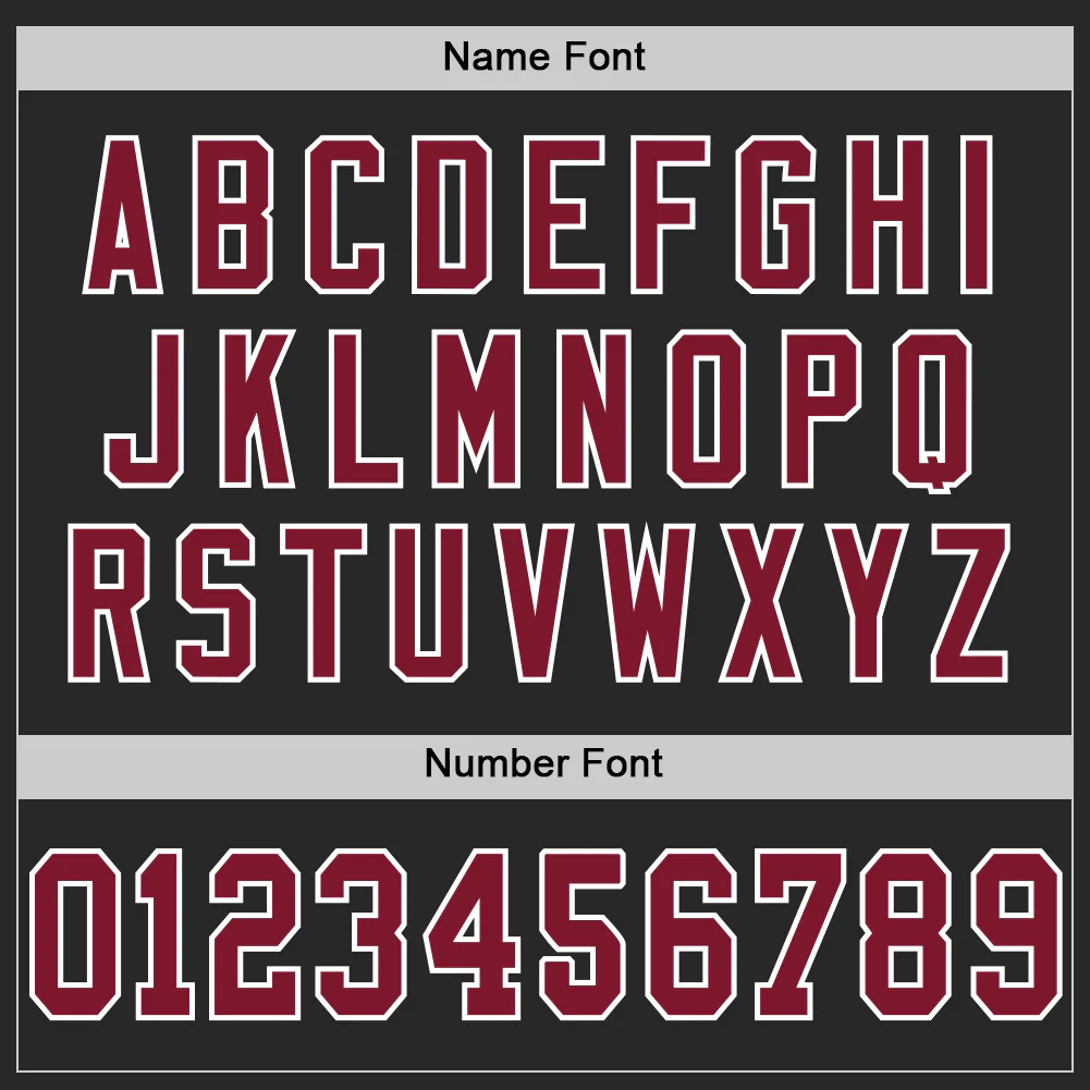Custom Black Crimson-White Mesh Authentic Football Jersey - Image 4