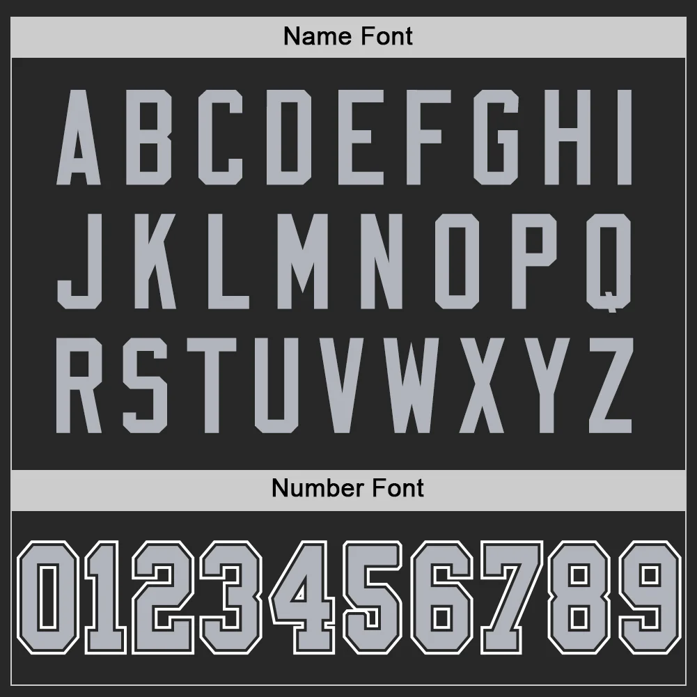 Custom Black Gray-White Mesh Authentic Football Jersey - Image 4