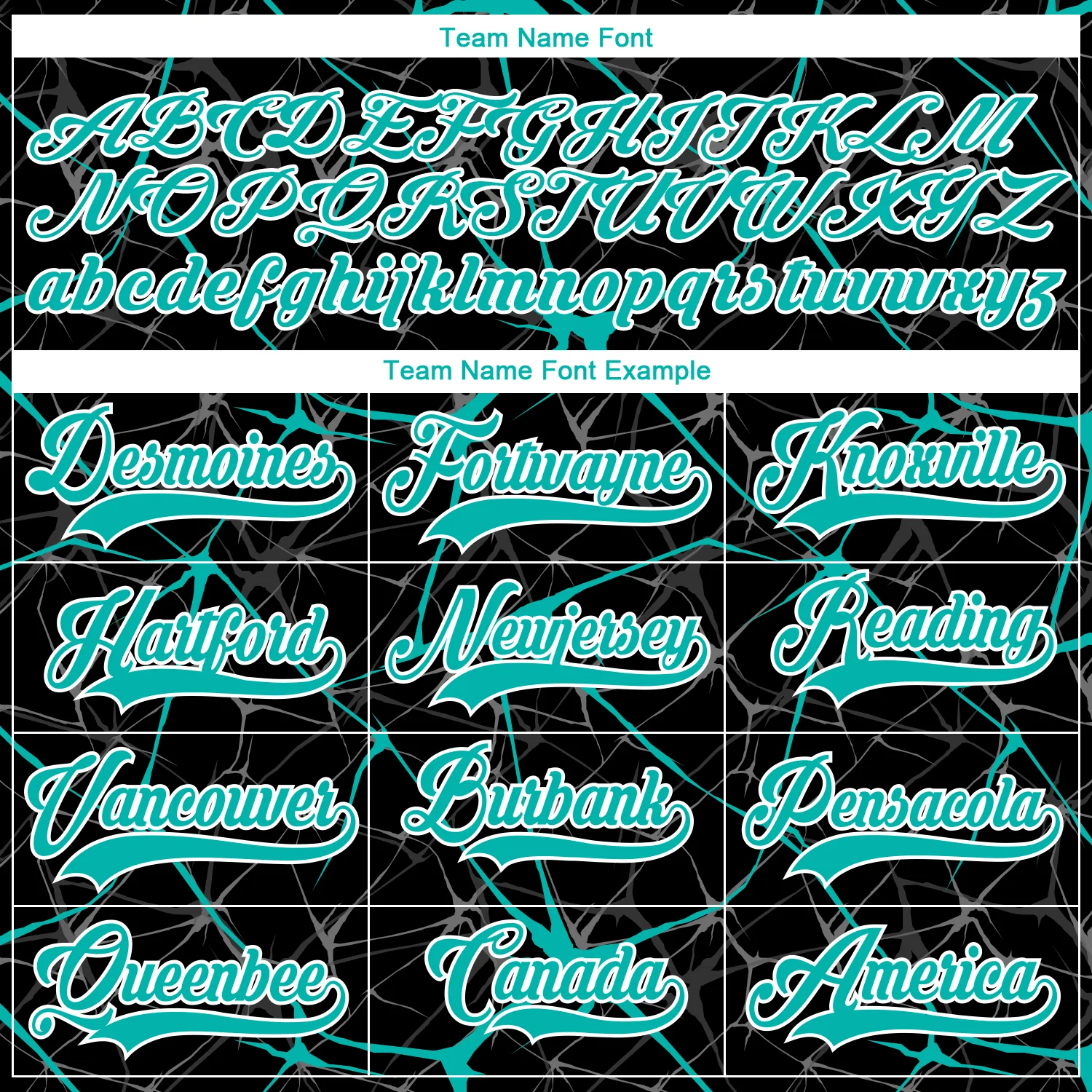 Custom Black Aqua-White 3D Pattern Abstract Network Hockey Lace Neck Jersey - Image 4