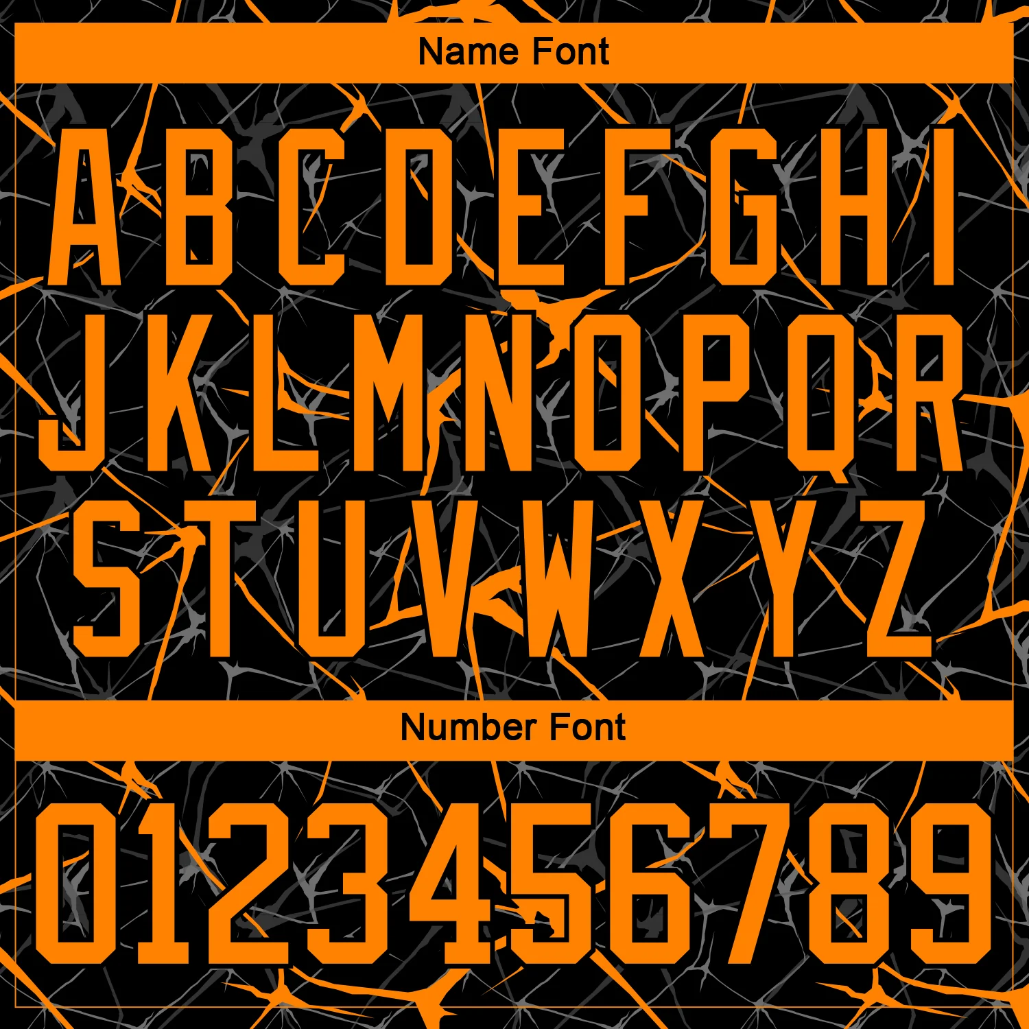 Custom Black Bay Orange-White 3D Pattern Abstract Network Hockey Lace Neck Jersey - Image 5