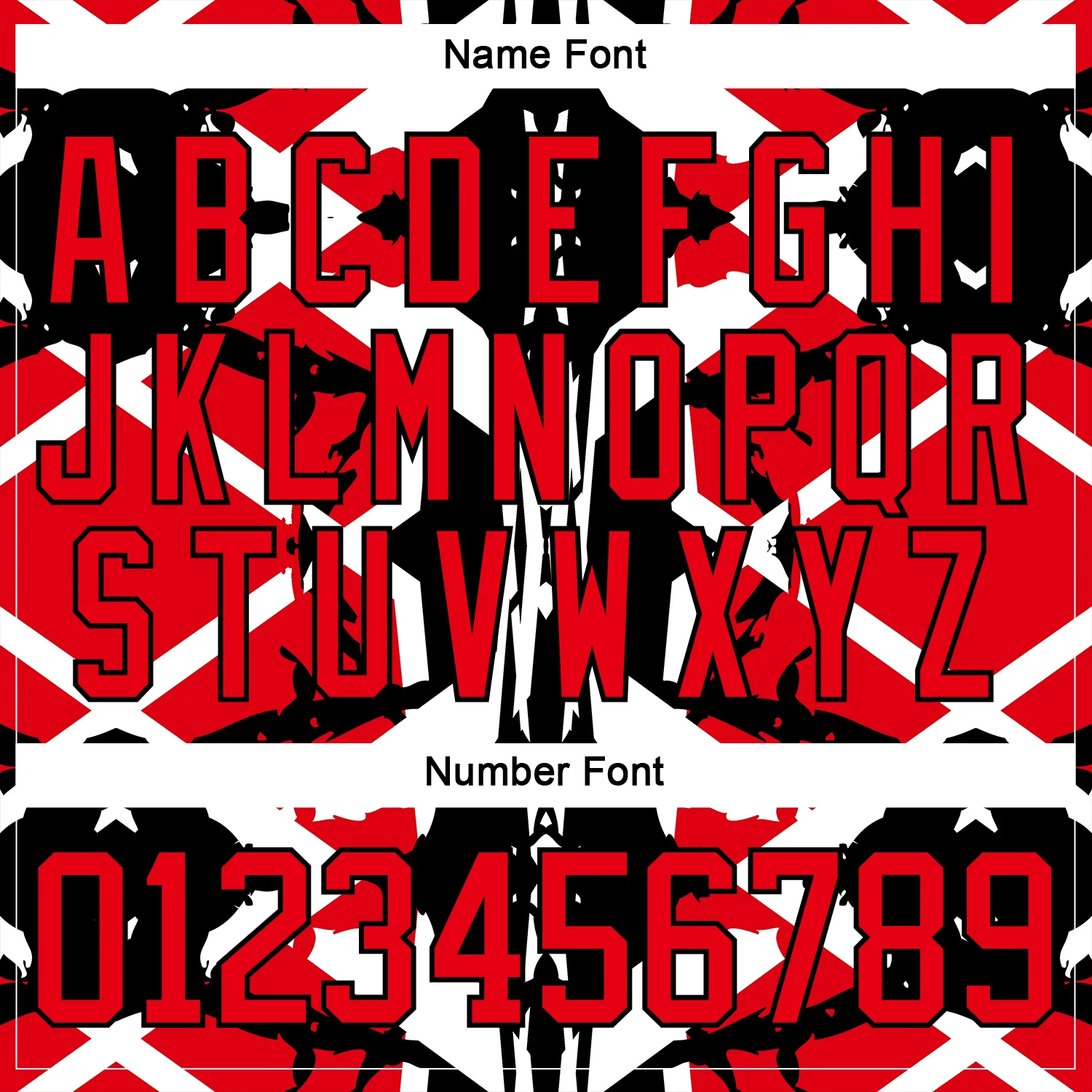 Custom Black Fire Red-White 3D Pattern Abstract Hockey Lace Neck Jersey - Image 5