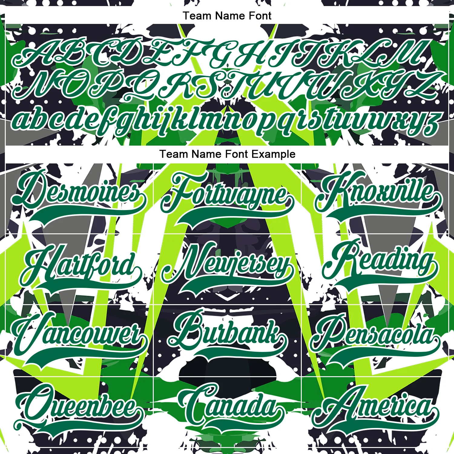 Custom Black Kelly Green White-Green 3D Pattern Abstract Grunge Hockey Lace Neck Jersey - Image 4