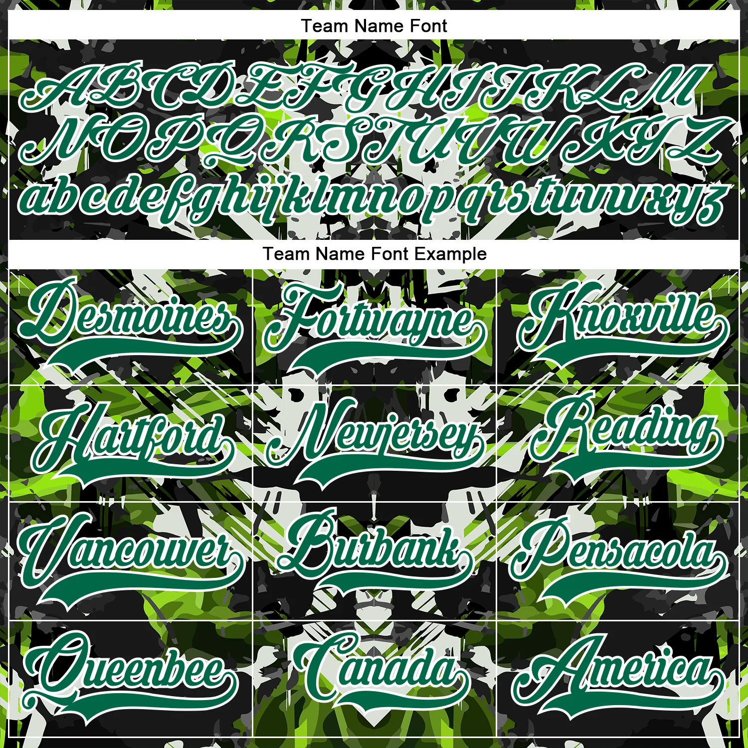 Custom Black Kelly Green White-Green 3D Pattern Abstract Grunge Hockey Lace Neck Jersey - Image 4