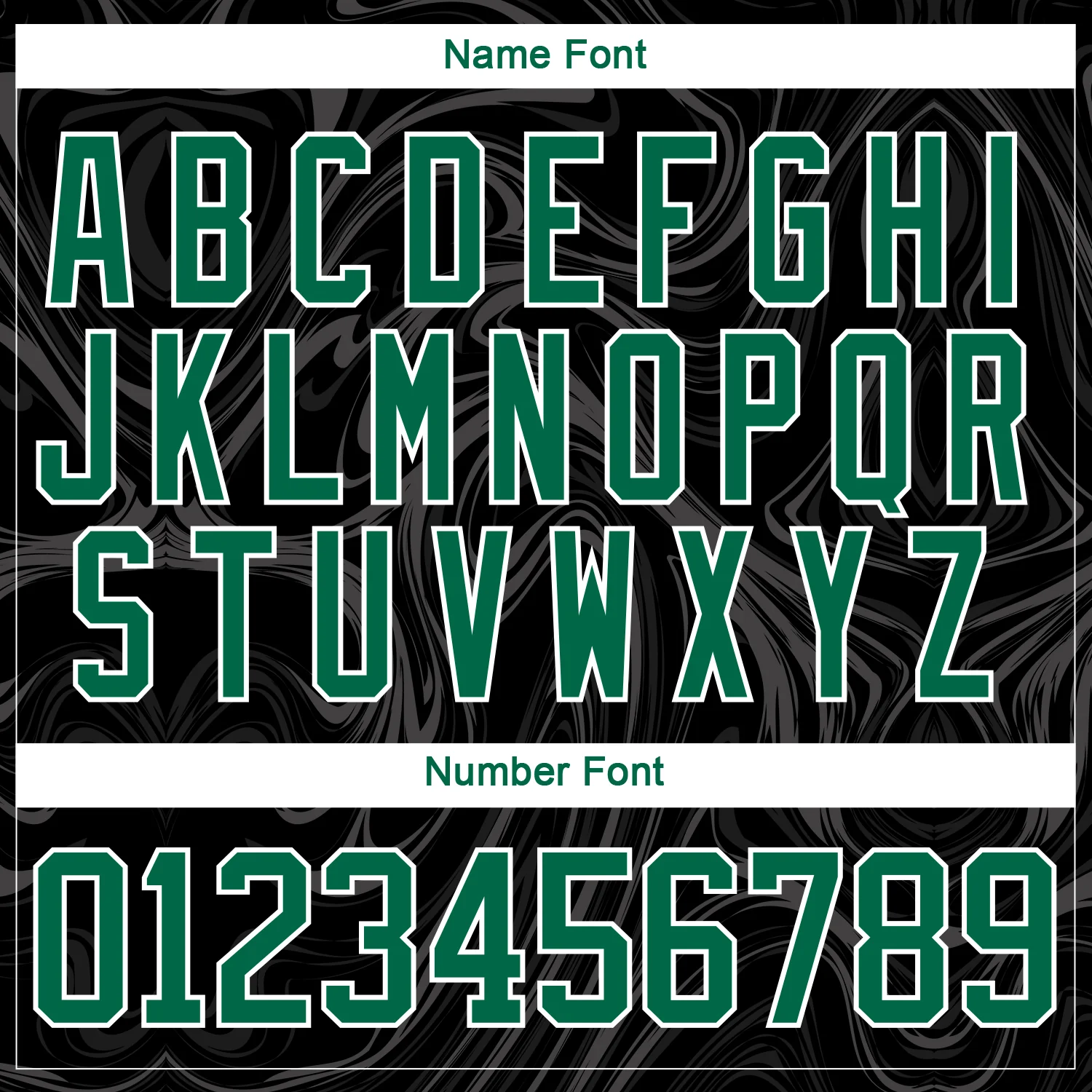 Custom Black Kelly Green-White 3D Splash Art Hockey Lace Neck Jersey - Image 7