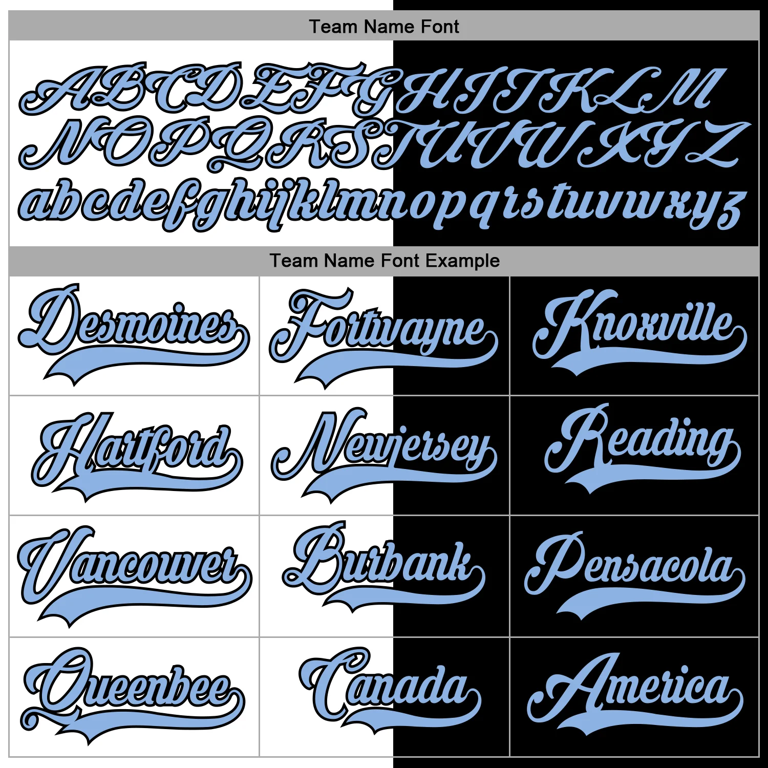 Custom Black Light Blue-White Split Fashion Hockey Lace Neck Jersey - Image 4