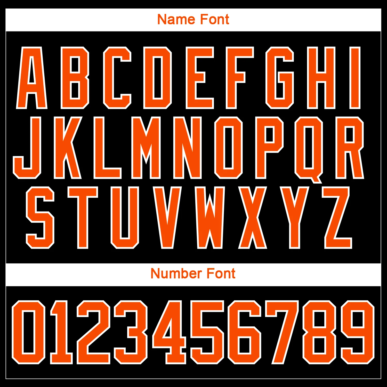 Custom Black Orange-White 3D Pattern Abstract Shape Hockey Lace Neck Jersey - Image 5
