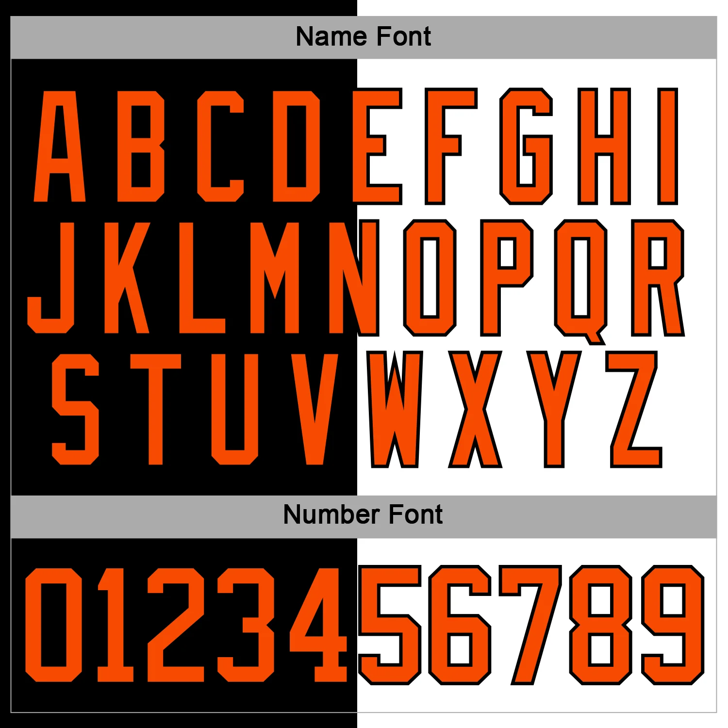 Custom Black Orange-White Split Fashion Hockey Lace Neck Jersey - Image 5