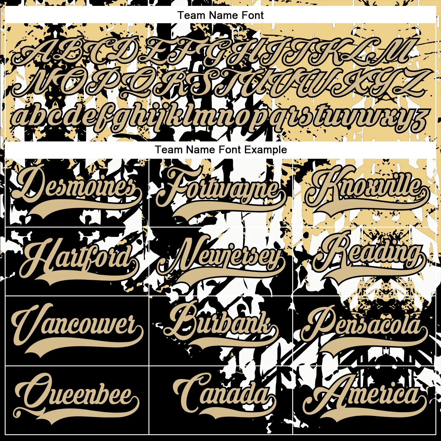 Custom Black Vegas Gold-White 3D Pattern Abstract Grunge Hockey Lace Neck Jersey - Image 4