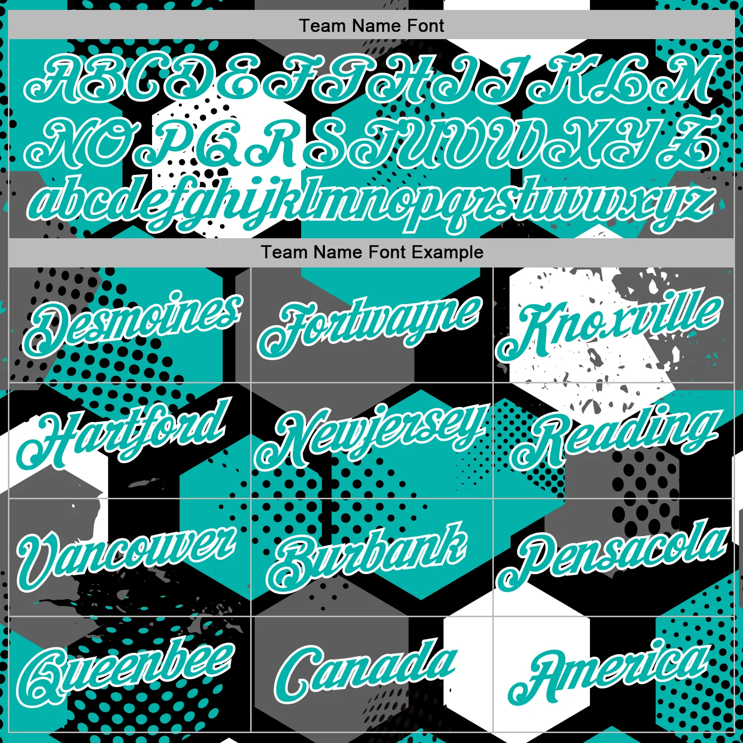 Custom Stitched Black Aqua-White Geometric Shape Pattern Sports Pullover Sweatshirt Hoodie - Image 5