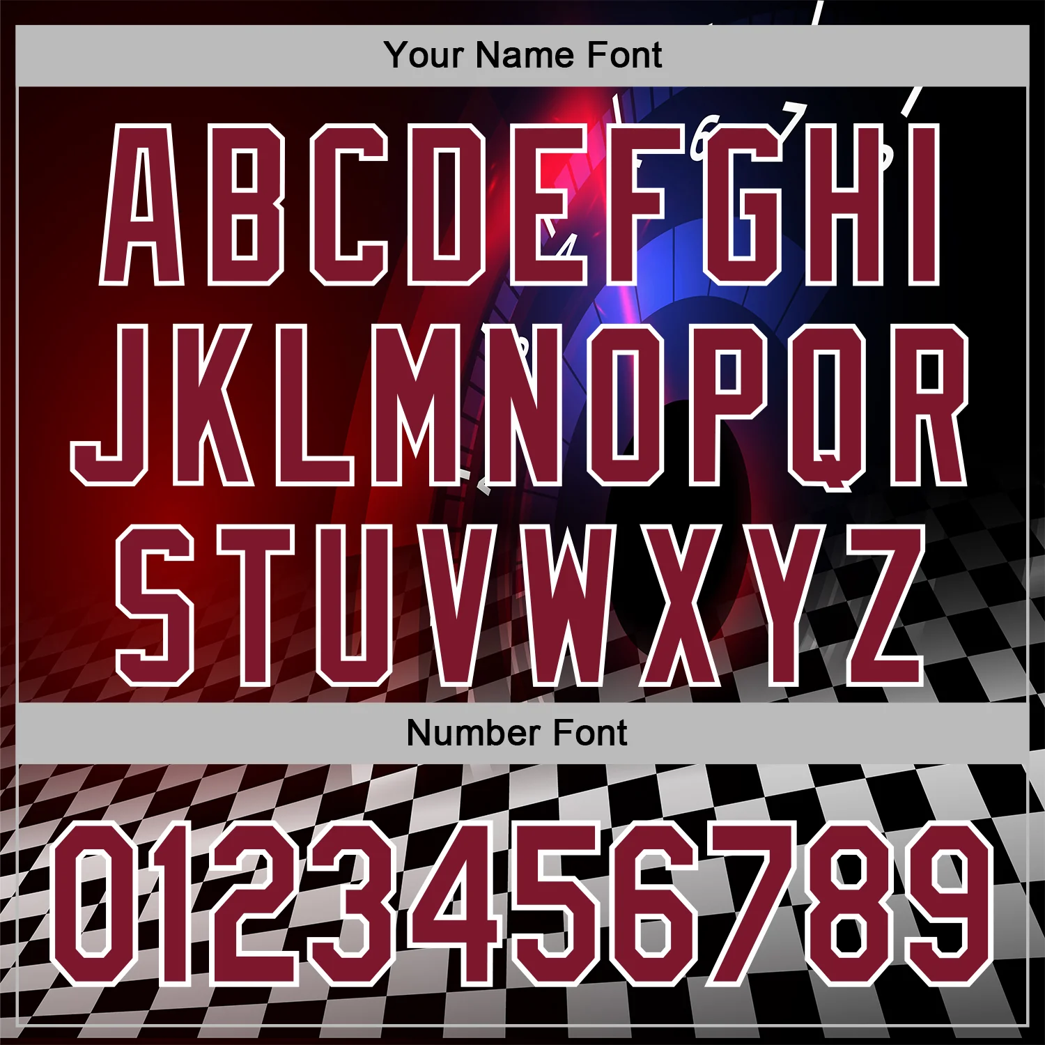 Custom Black Crimson-White 3D Pattern Design Formula Auto Car Racing Motorsport Sports Pullover Sweatshirt Hoodie - Image 4