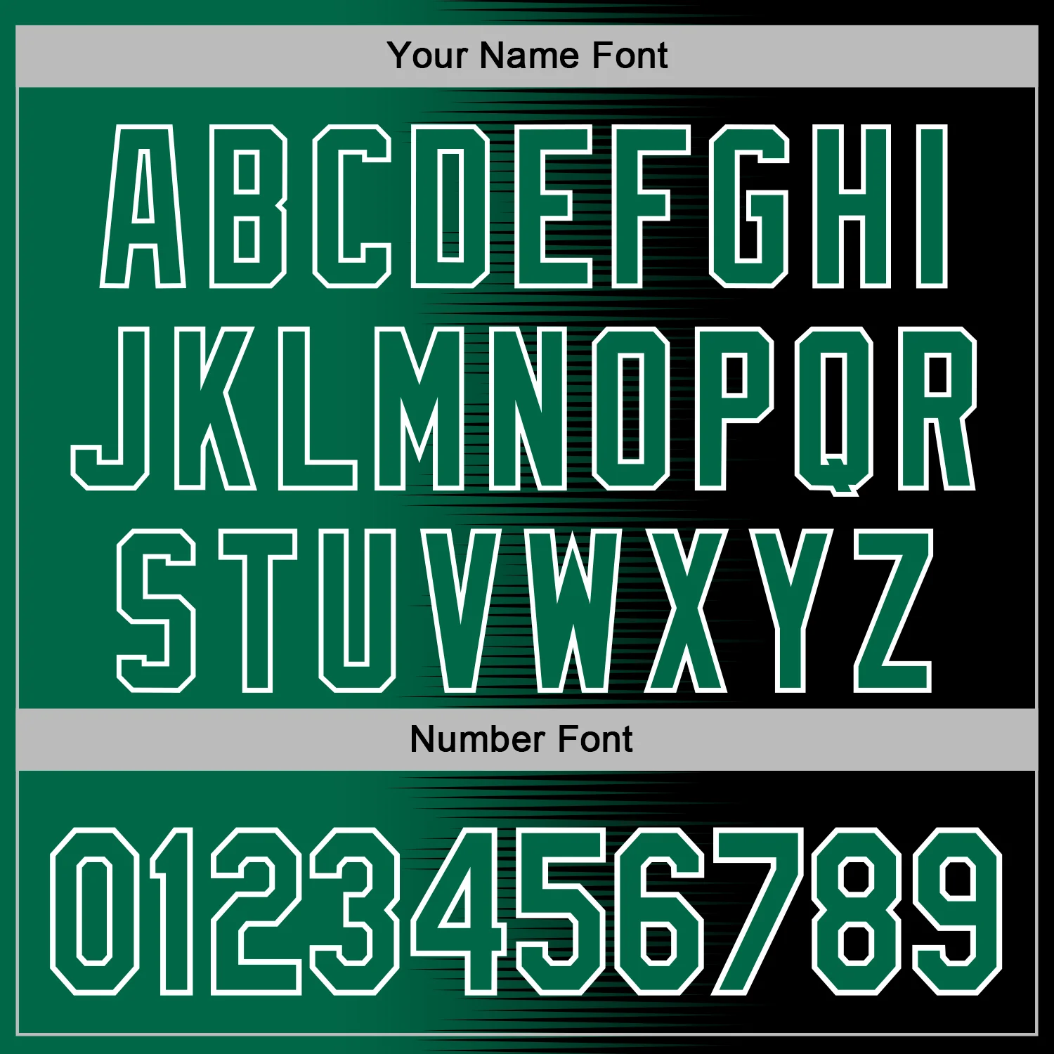 Custom Stitched Black Kelly Green-White Gradient Line Sports Pullover Sweatshirt Hoodie - Image 6