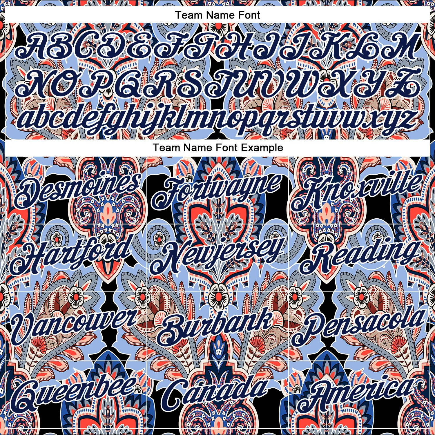 Custom Stitched Black Navy-White 3D Pattern Design Ethnic Paisley Floral Bandana Sports Pullover Sweatshirt Hoodie - Image 3