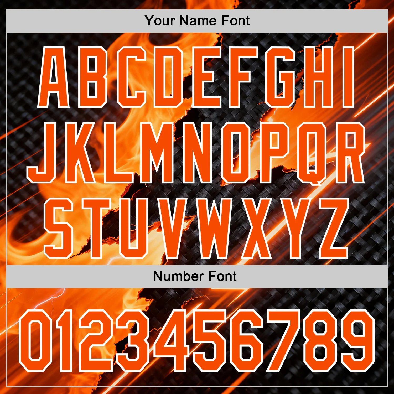 Custom Black Orange-White 3D Abstract Flame Sports Pullover Sweatshirt Hoodie - Image 4