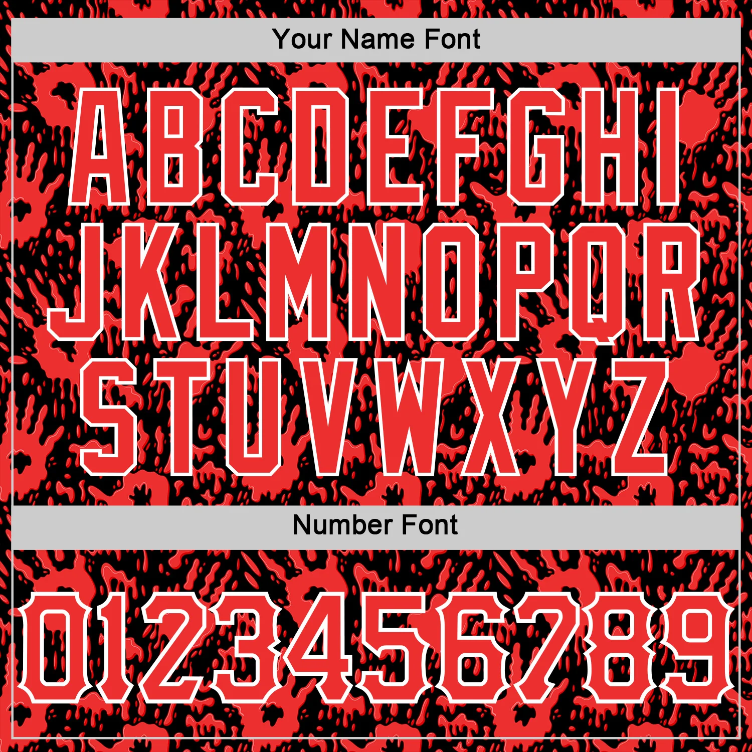 Custom Black Red-White 3D Halloween Horror Night Trick Treat Party Costume Ideas Sports Pullover Sweatshirt Hoodie - Image 4