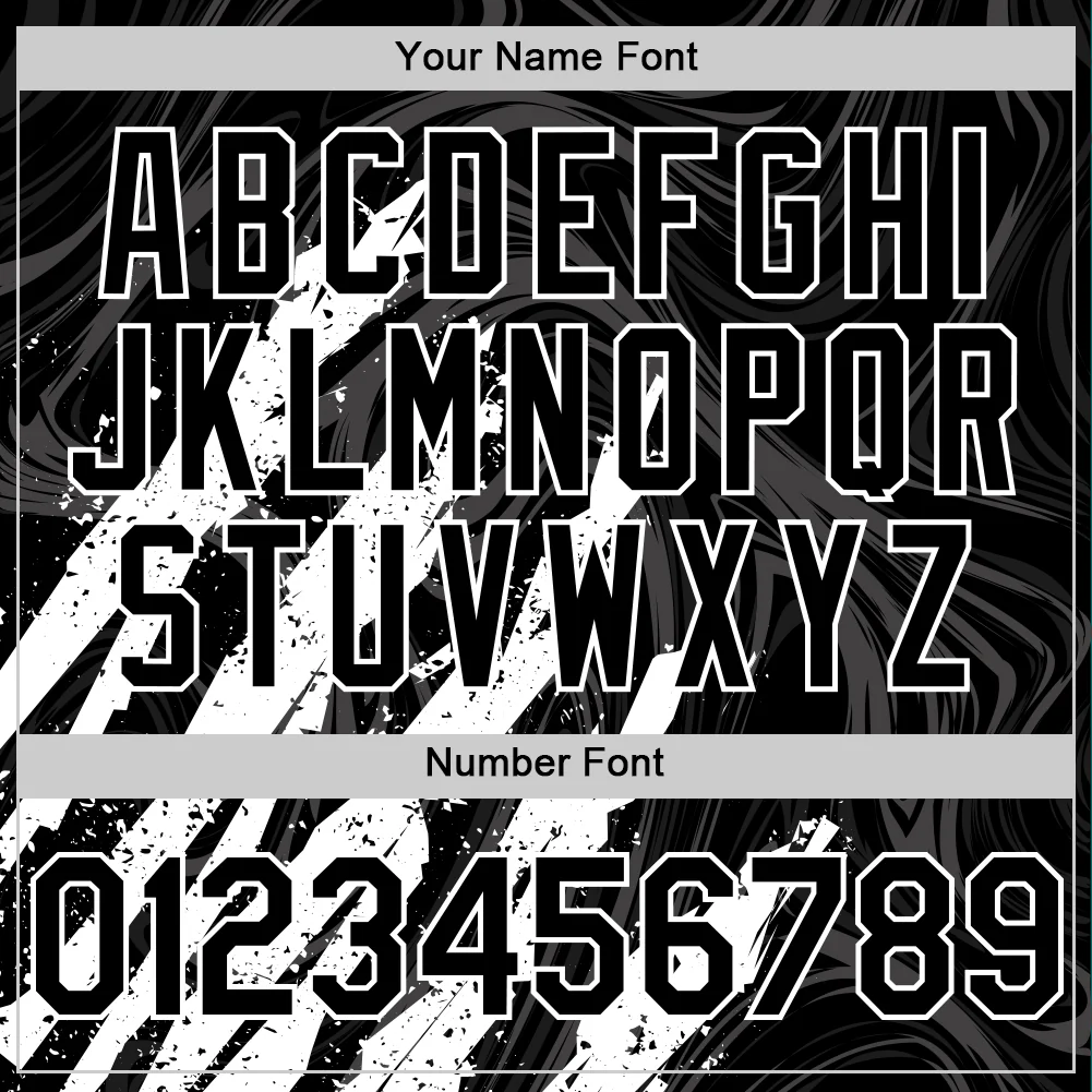 Custom Black White Splash Bomber Full-Snap Varsity Letterman Hoodie Jacket - Image 6