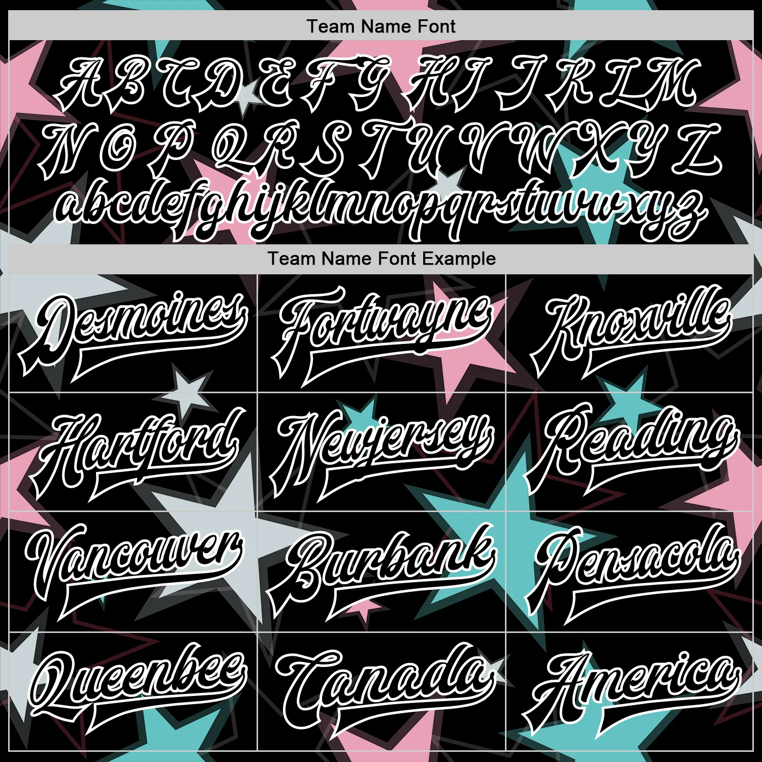 Custom Black White Y2K Stars Bomber Full-Snap Varsity Letterman Jacket - Image 5