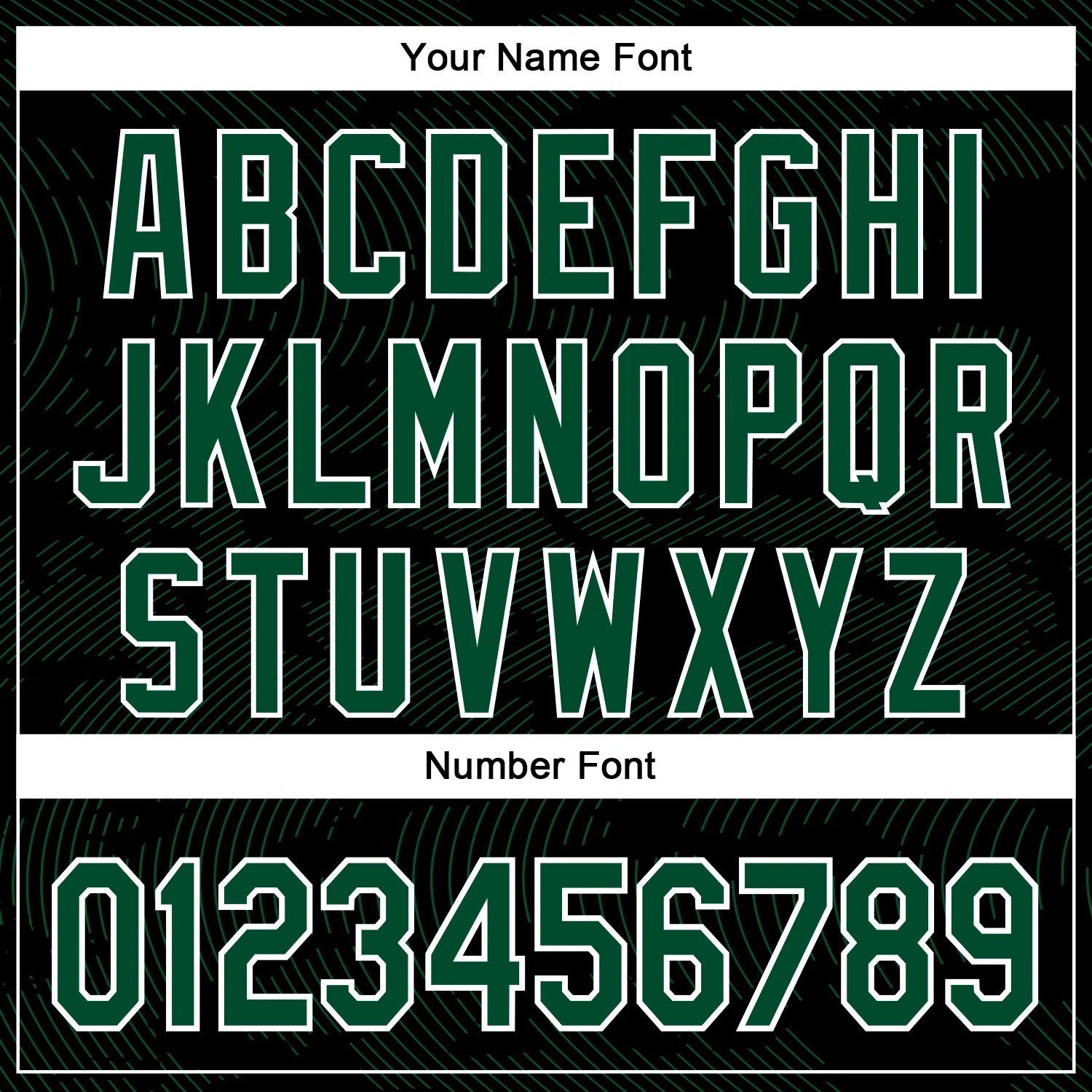 Custom Black Kelly Green-White Curve Lines Bomber Full-Snap Varsity Letterman Hoodie Jacket - Image 6