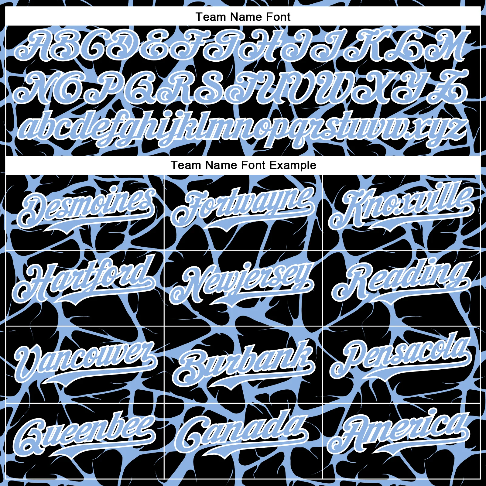 Custom Black Light Blue-White Abstract Network Bomber Full-Snap Varsity Letterman Hoodie Jacket - Image 5