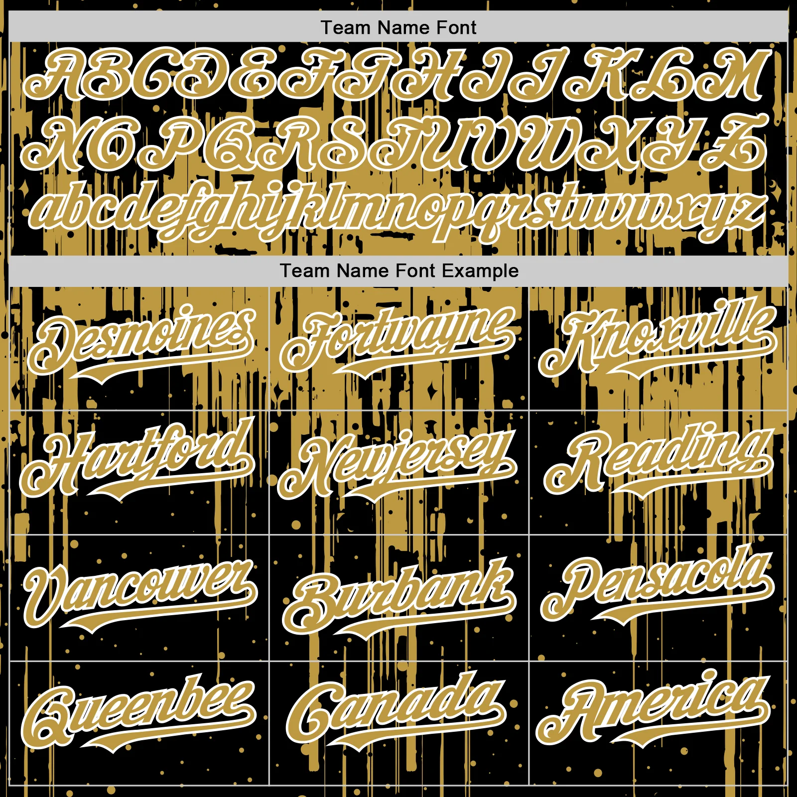 Custom Black Old Gold-White Dripping Splatter Bomber Full-Snap Varsity Letterman Hoodie Jacket - Image 5