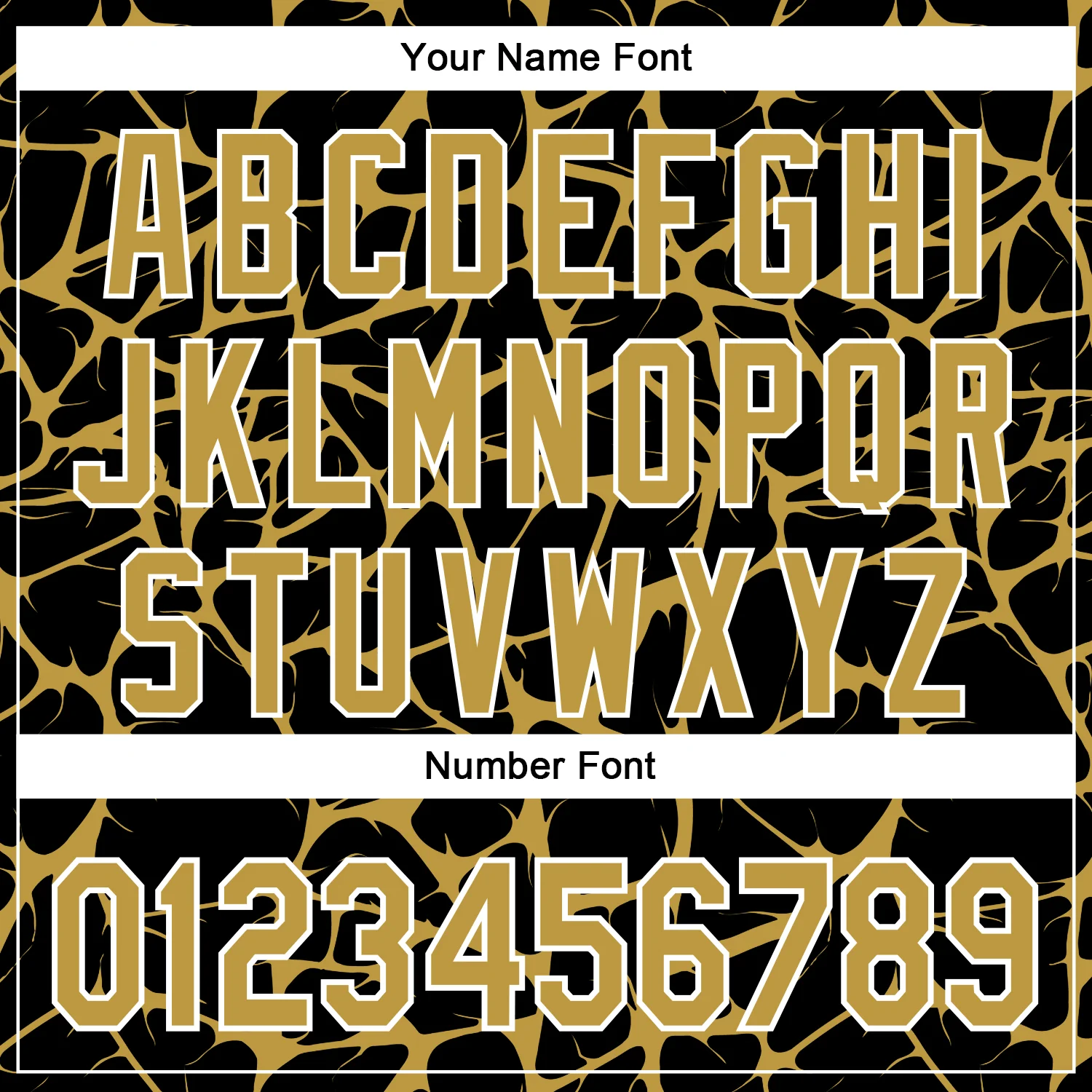Custom Black Old Gold-White Abstract Network Bomber Full-Snap Varsity Letterman Hoodie Jacket - Image 6