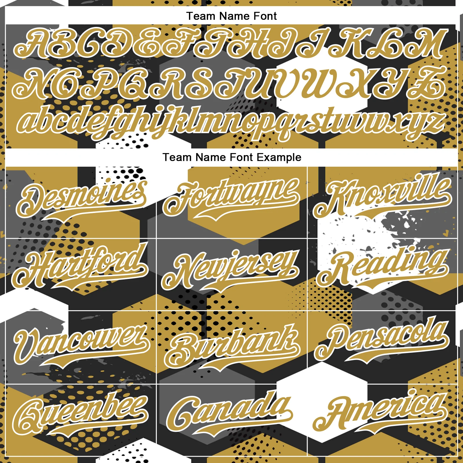Custom Black Old Gold-White Geometric Shape Bomber Full-Snap Varsity Letterman Hoodie Jacket - Image 5
