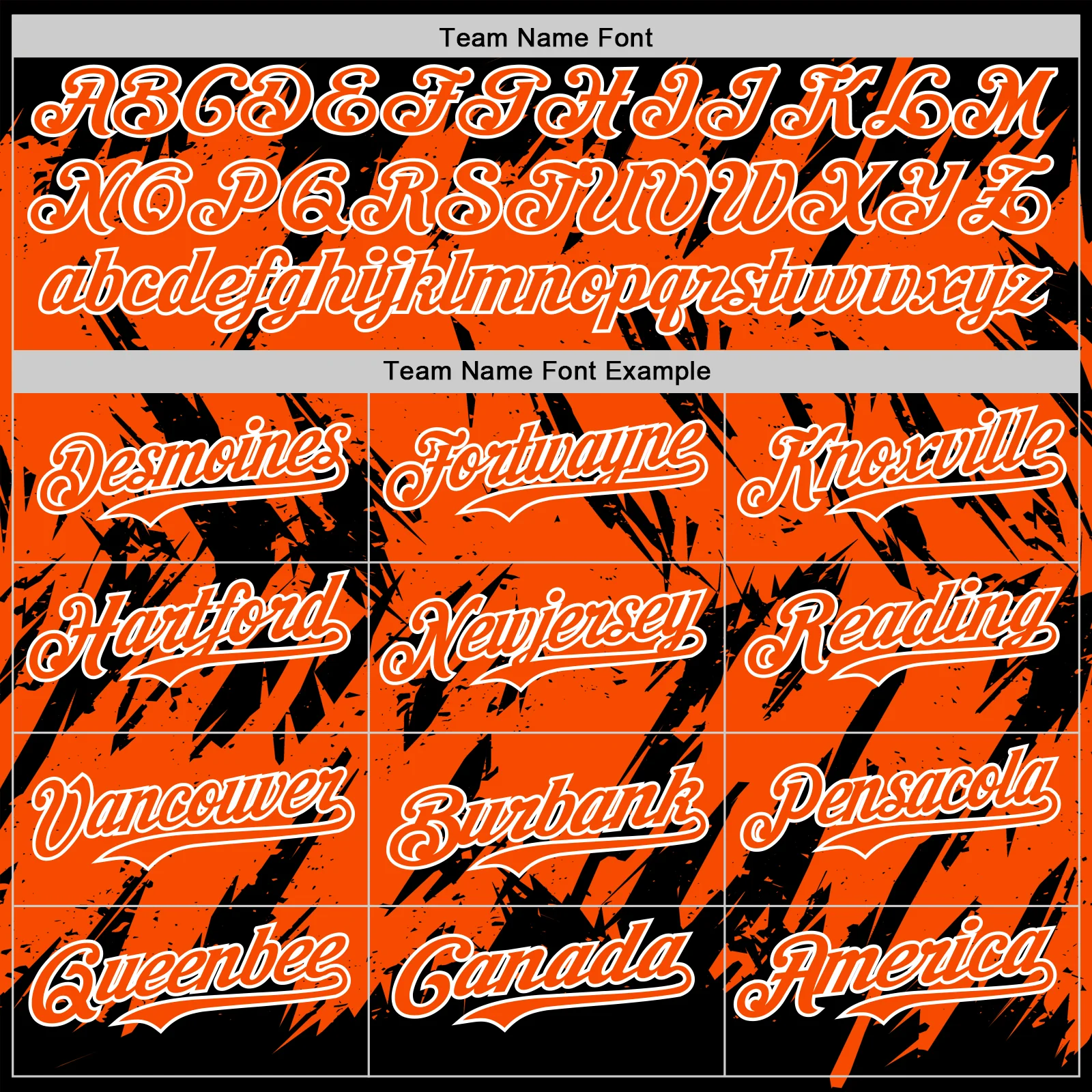 Custom Black Orange-White Abstract Sharp Shape Fragment Pattern Bomber Full-Snap Varsity Letterman Hoodie Jacket - Image 5