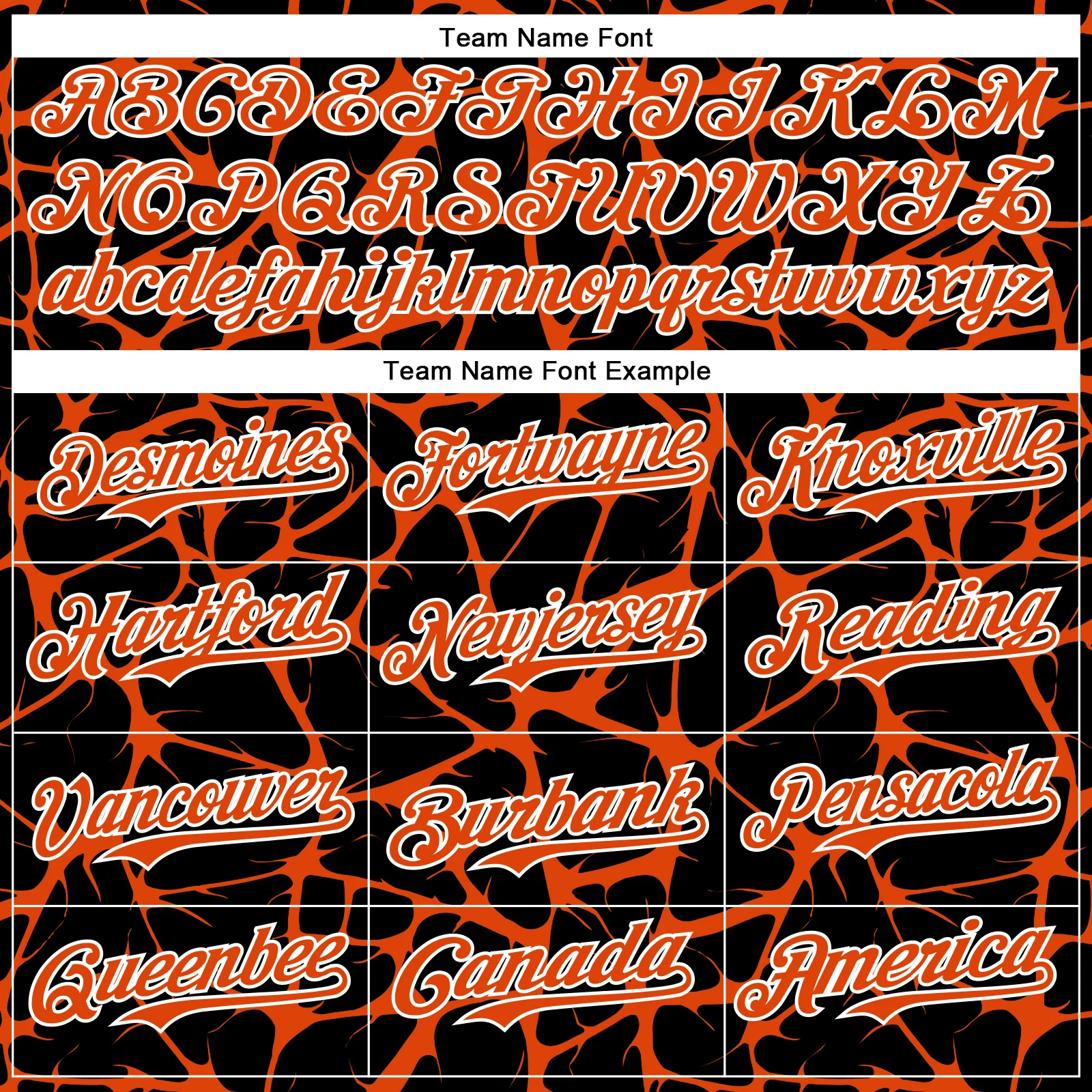 Custom Black Orange-White Abstract Network Bomber Full-Snap Varsity Letterman Hoodie Jacket - Image 5