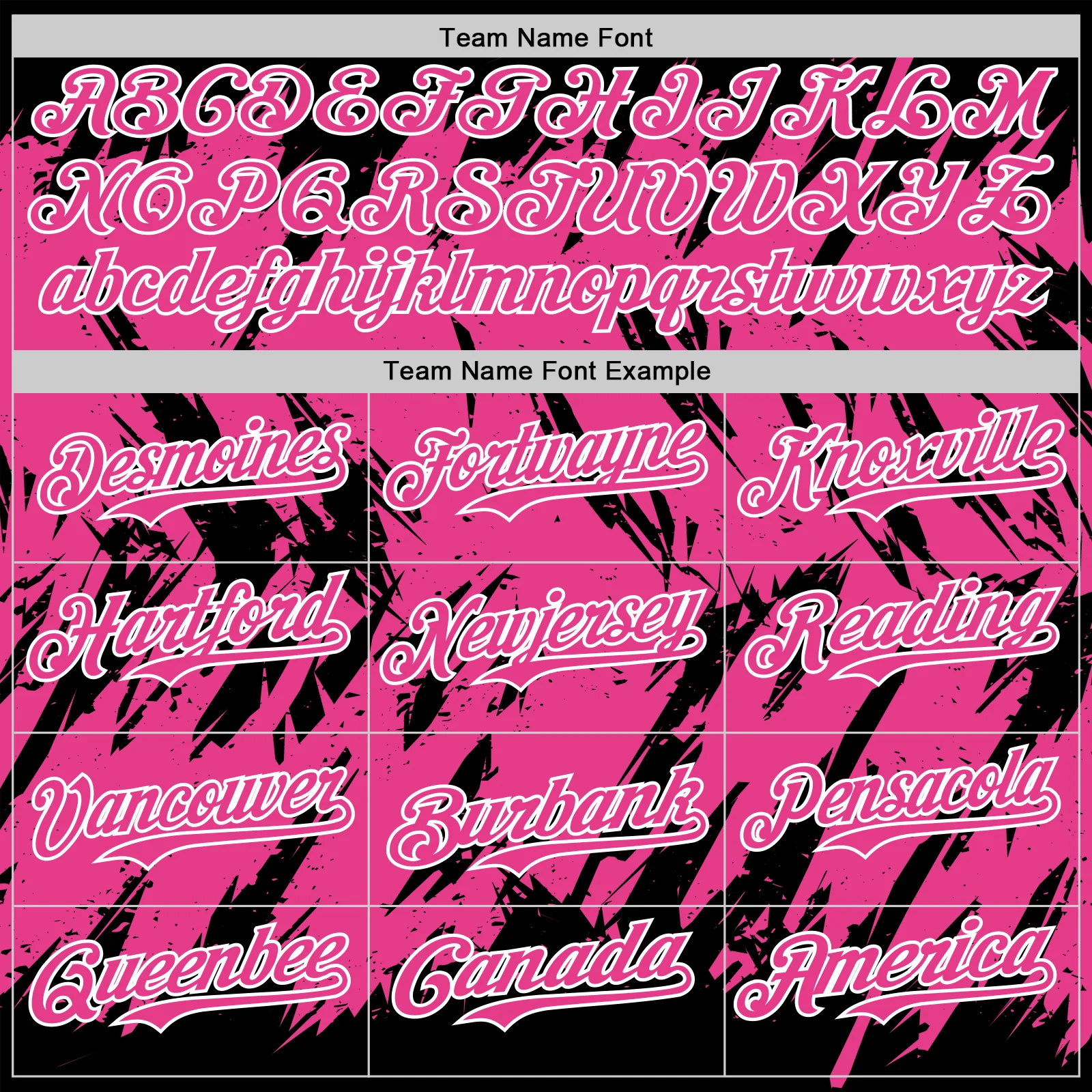 Custom Black Pink-White Abstract Sharp Shape Fragment Pattern Bomber Full-Snap Varsity Letterman Hoodie Jacket - Image 5