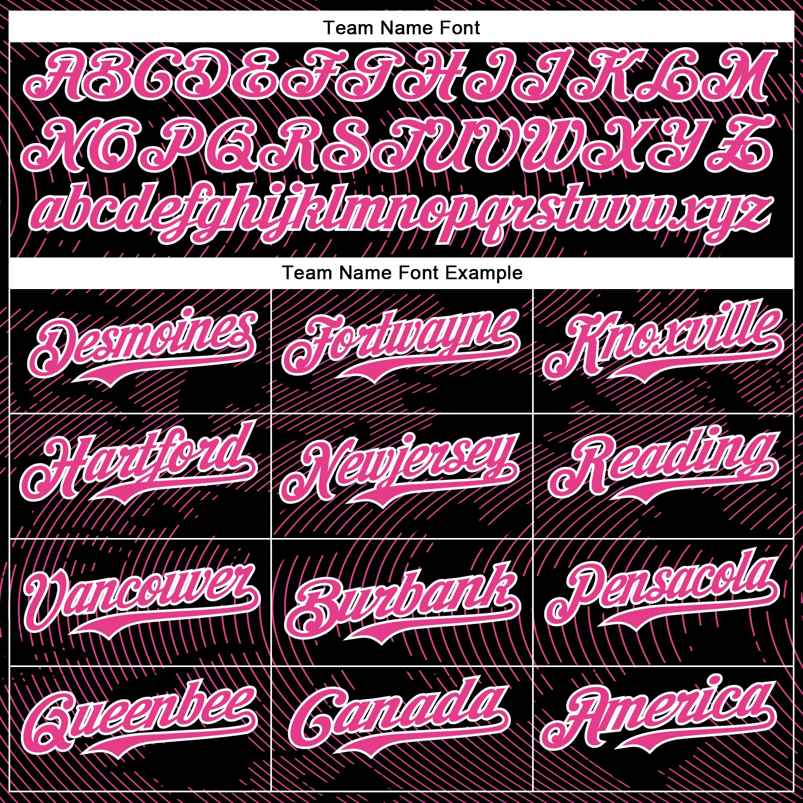 Custom Black Pink-White Curve Lines Bomber Full-Snap Varsity Letterman Hoodie Jacket - Image 5