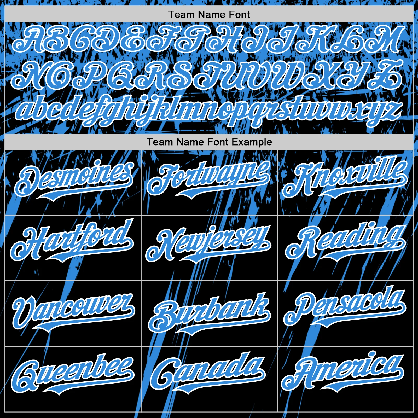 Custom Black Powder Blue-White Splash Bomber Full-Snap Varsity Letterman Hoodie Jacket - Image 5