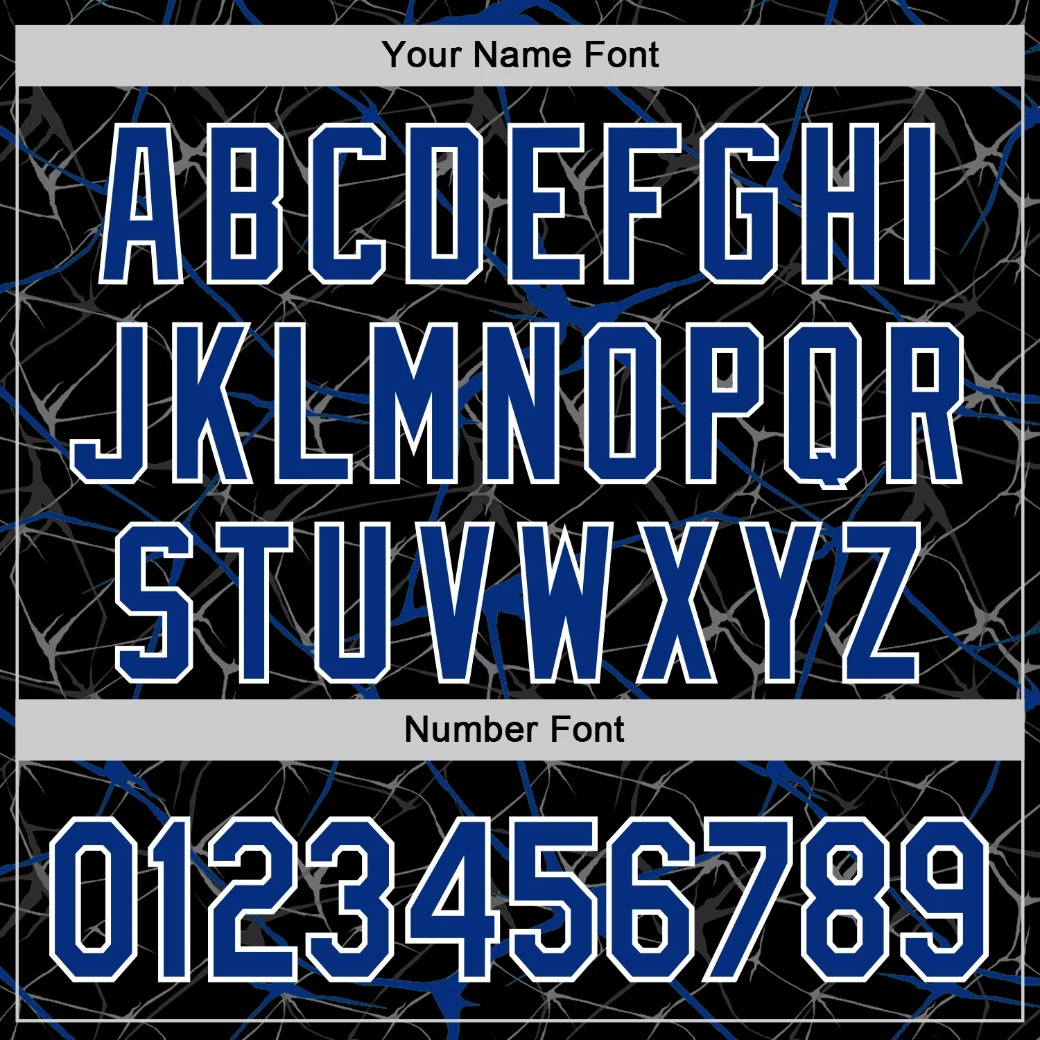 Custom Black Royal-White Abstract Network 3D Pattern Design Bomber Full-Snap Varsity Letterman Hoodie Jacket - Image 6