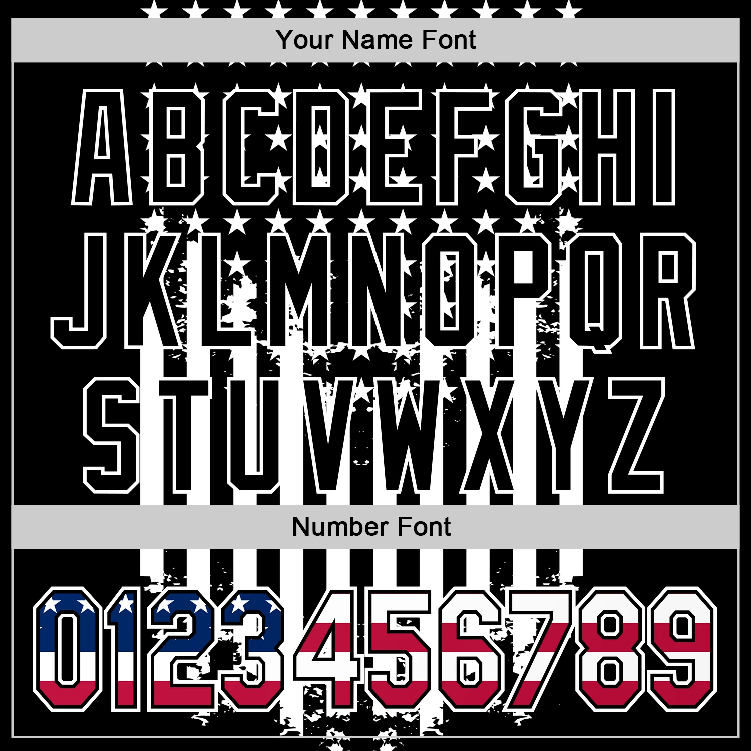 Custom Black USA Flag-White 3D Retro American Flag Authentic Baseball Jersey - Image 5