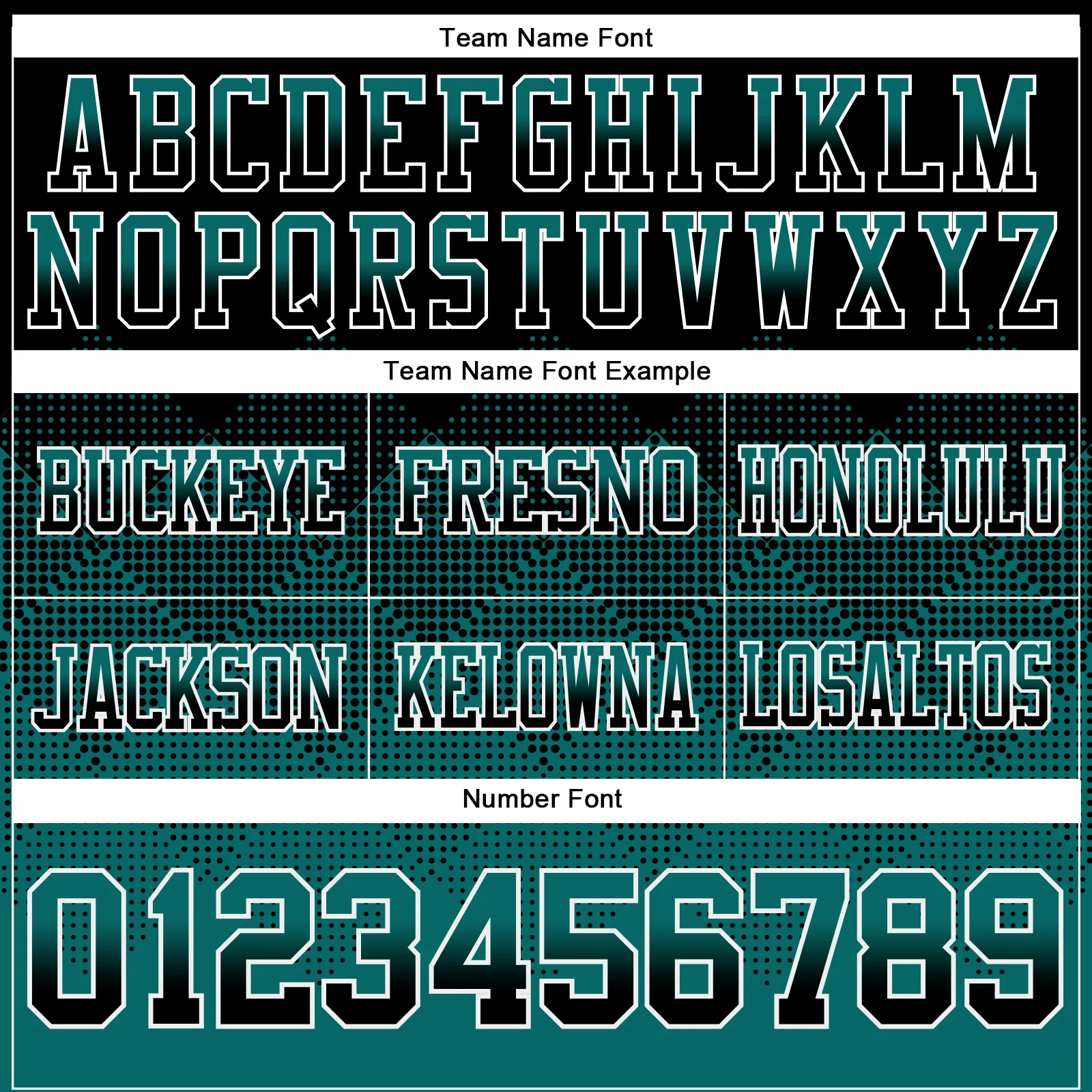 Custom Black Teal-White Authentic Gradient Square Shape Flag Football Jersey - Image 3